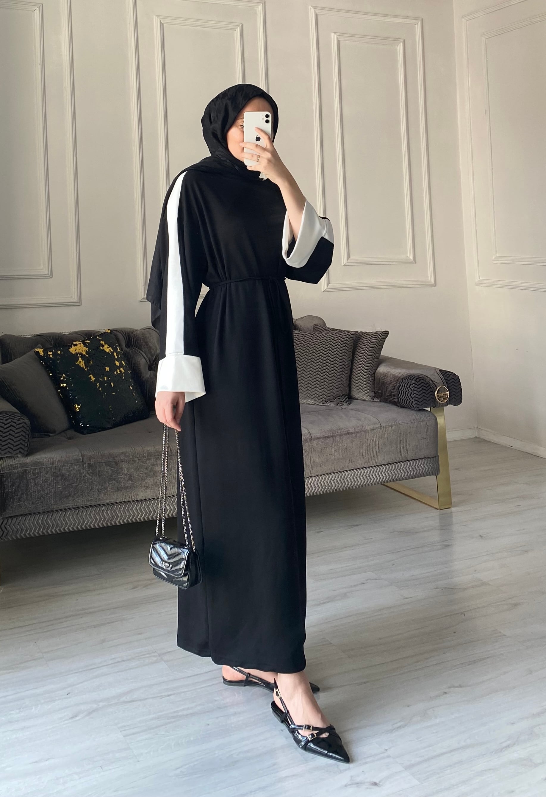Nora Oysh Elbise  - Siyah