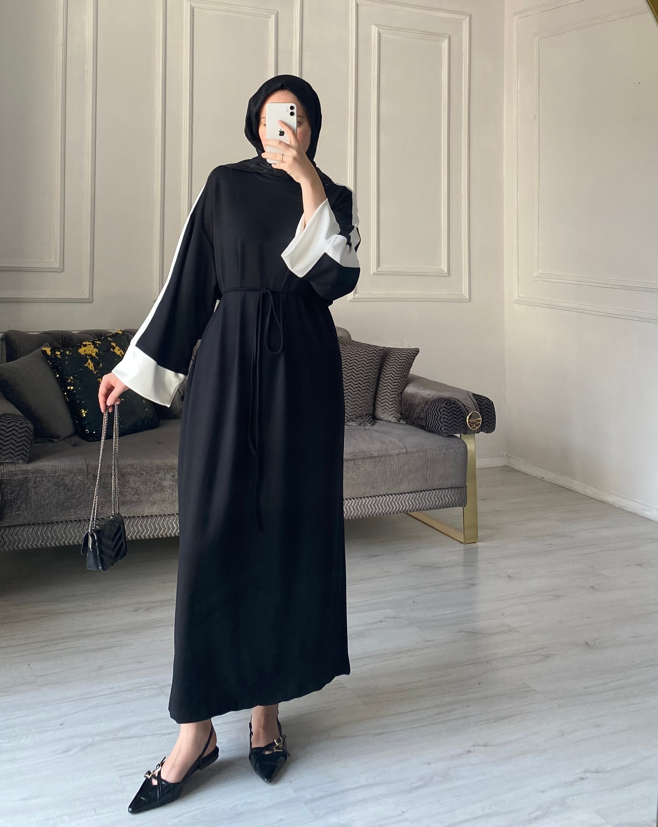 Nora Oysh Elbise  - Siyah