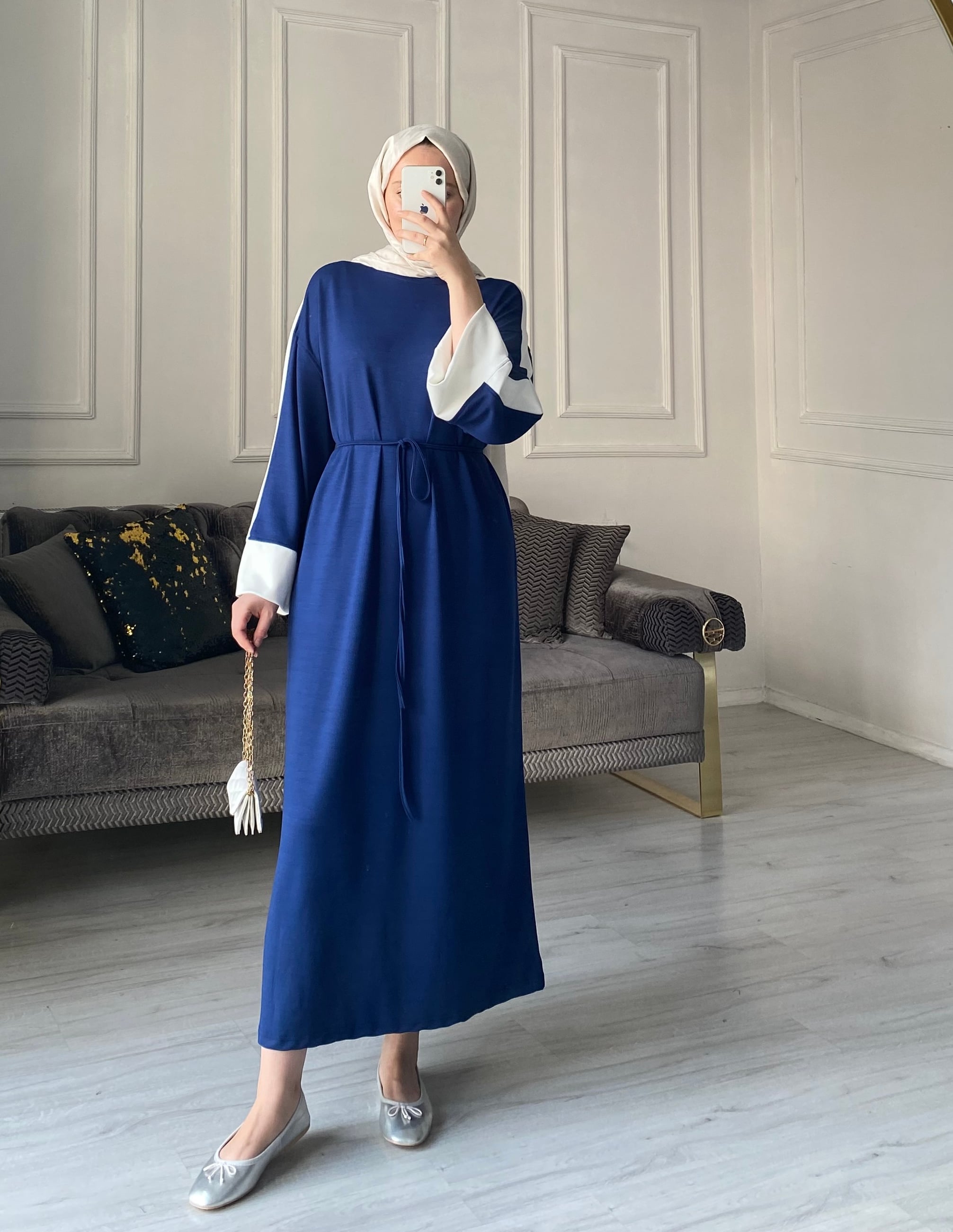 Nora Oysh Elbise  - Lacivert