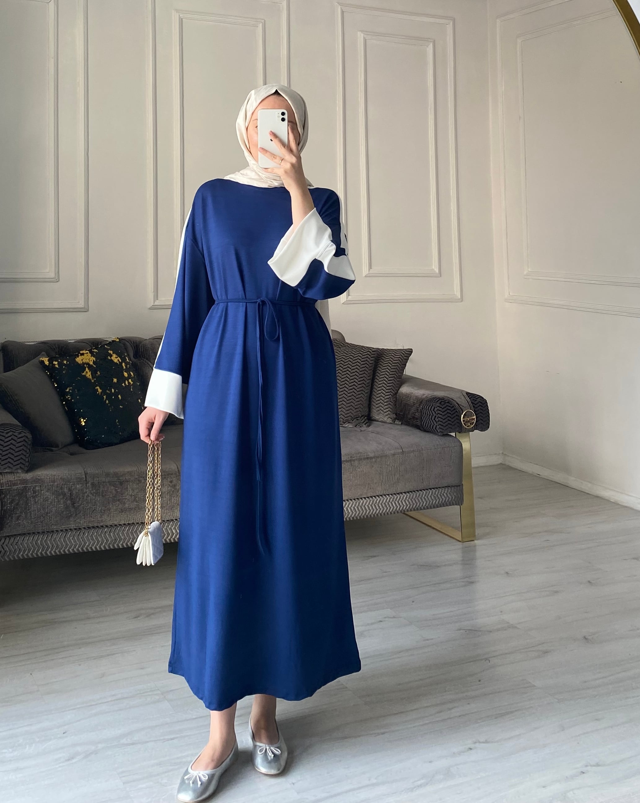 Nora Oysh Elbise  - Lacivert
