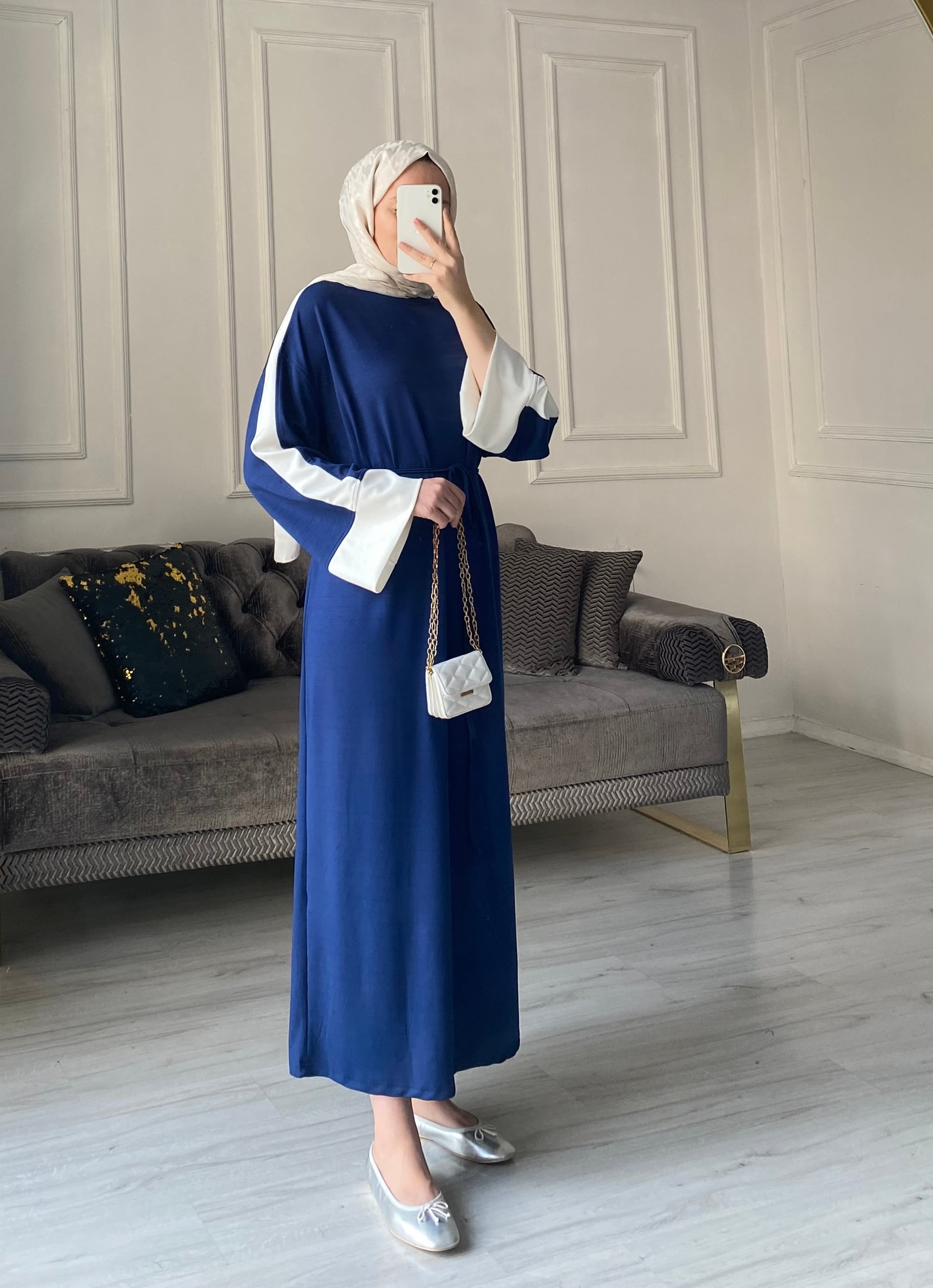 Nora Oysh Elbise  - Lacivert