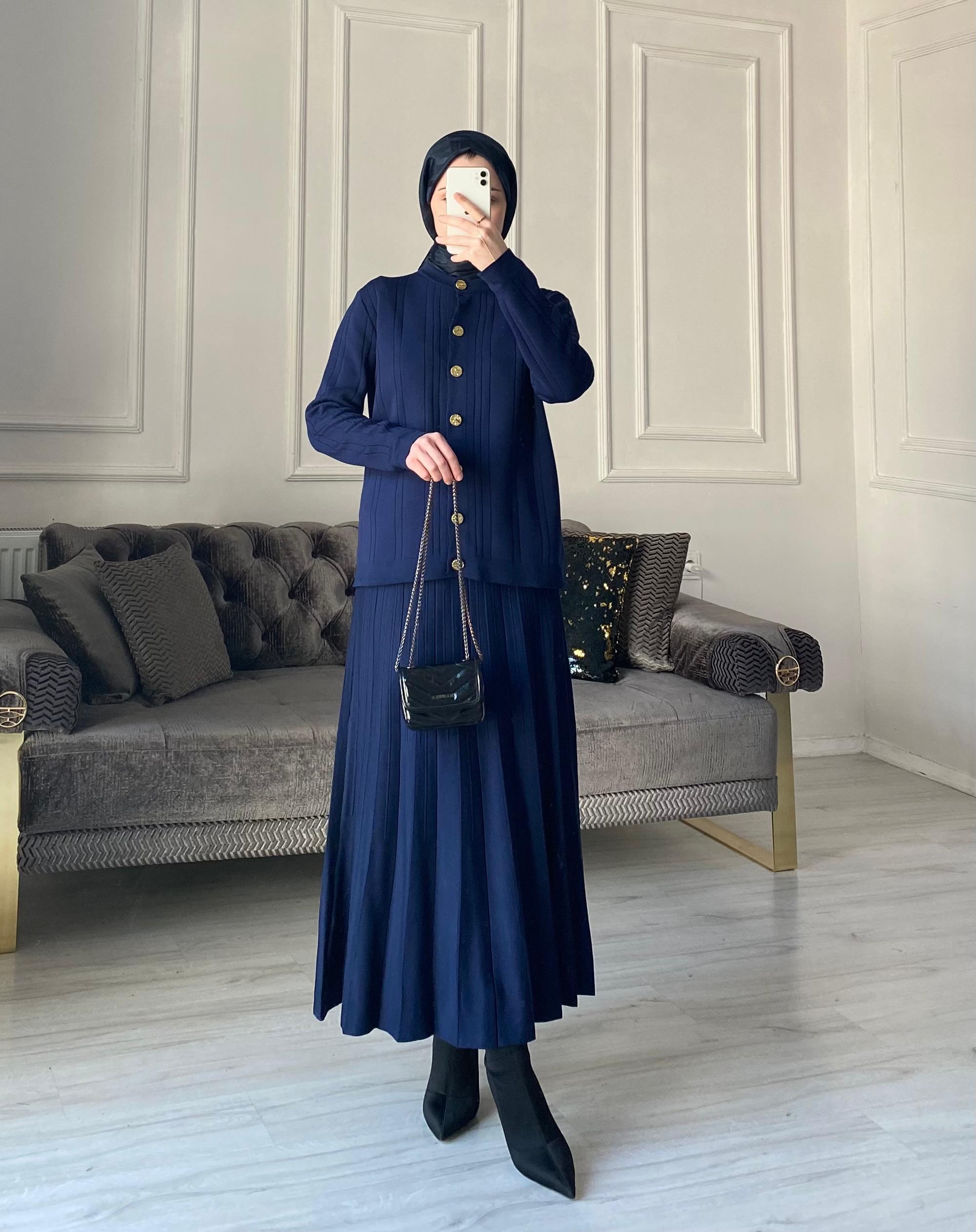 Sierra Merserize Etekli Takım - Lacivert