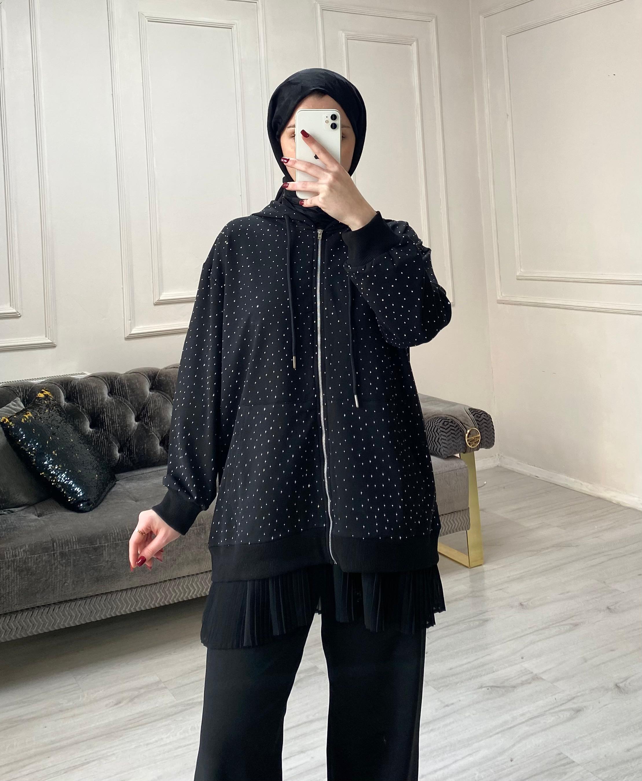 Shine Oysh Pantolonlu Takım  - Siyah