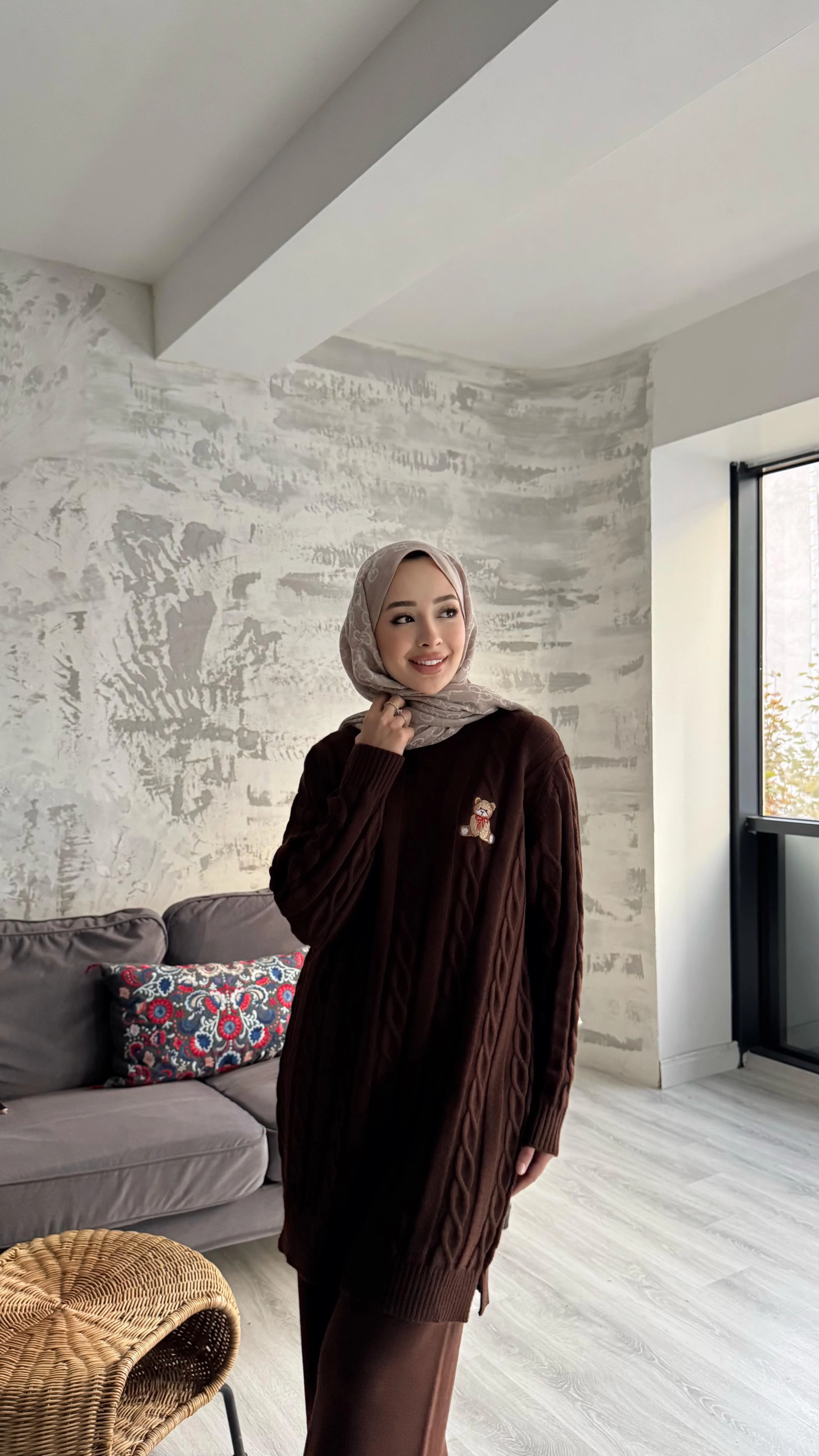 Teddy İkili Takım - Acı Kahve