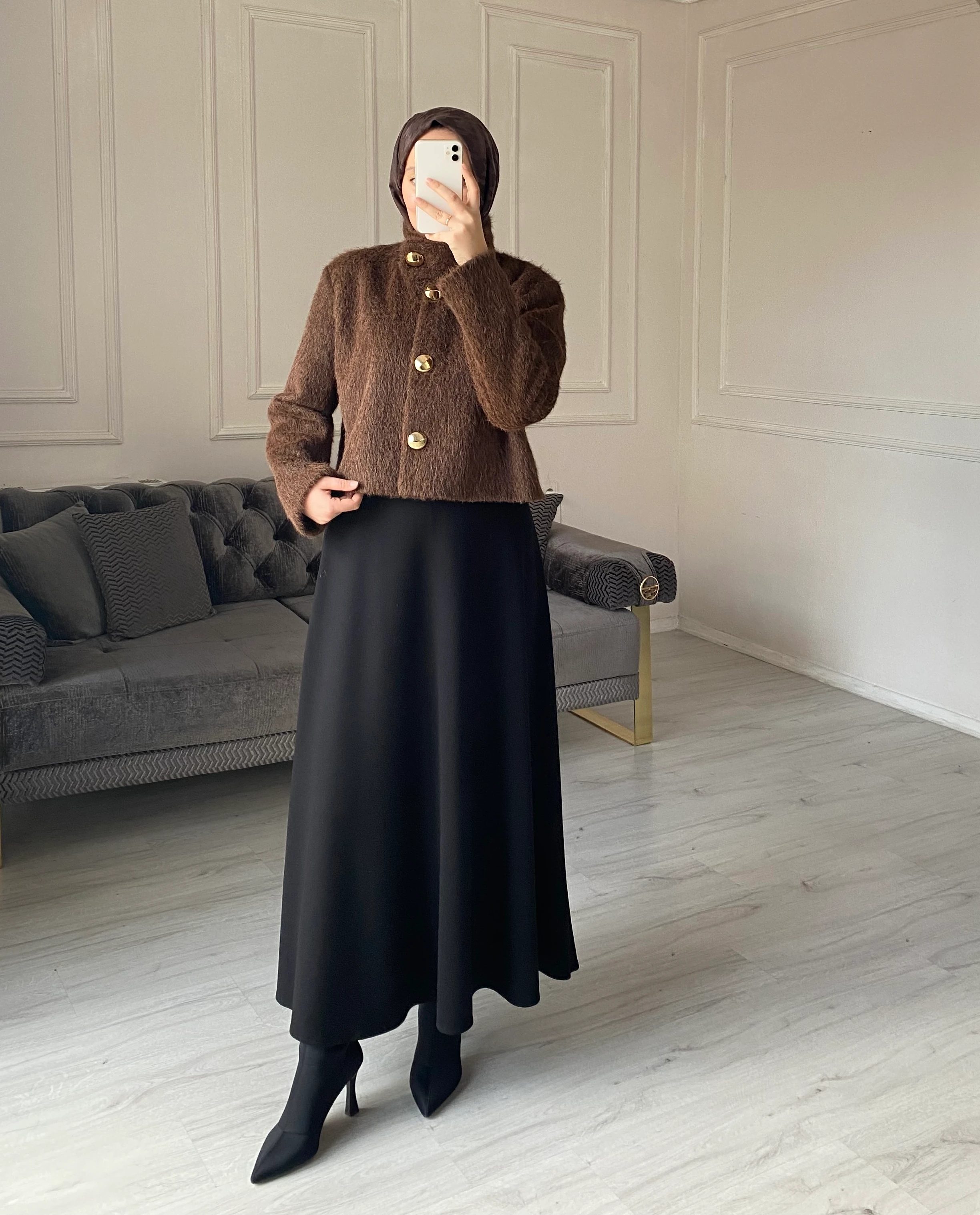 Danny Kürk Ceket - Kahve