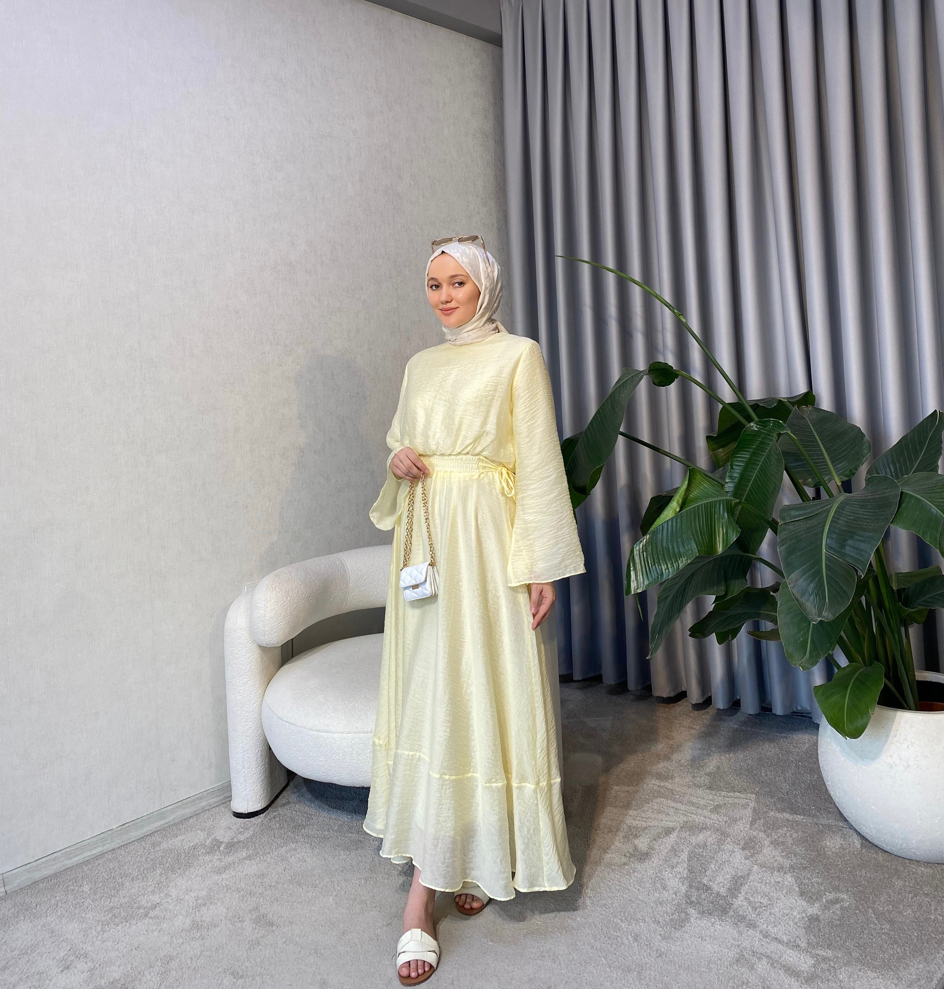 Mimoza Elbise - Butter Yellow