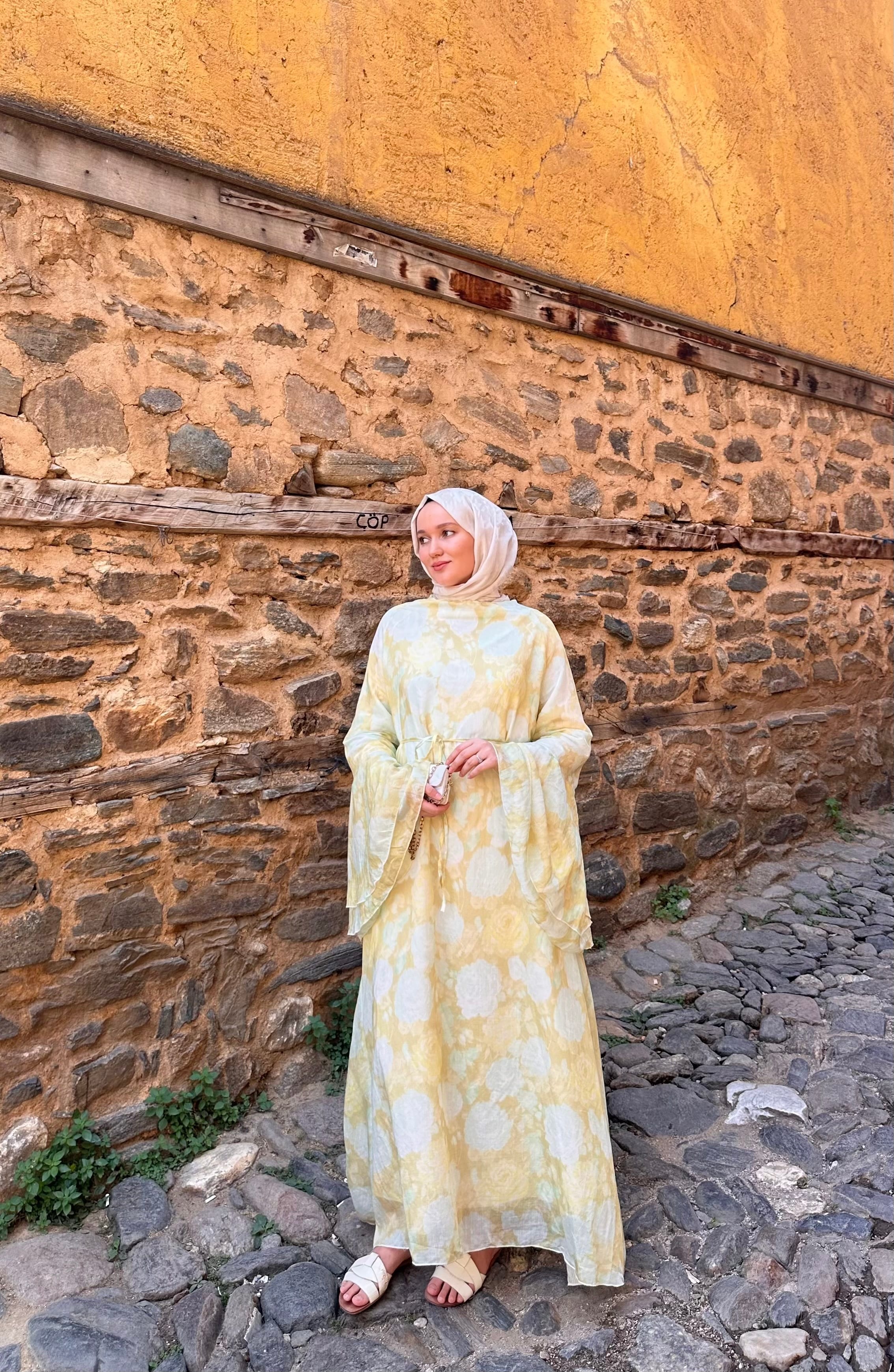 Melodi Elbise - Butter Yellow