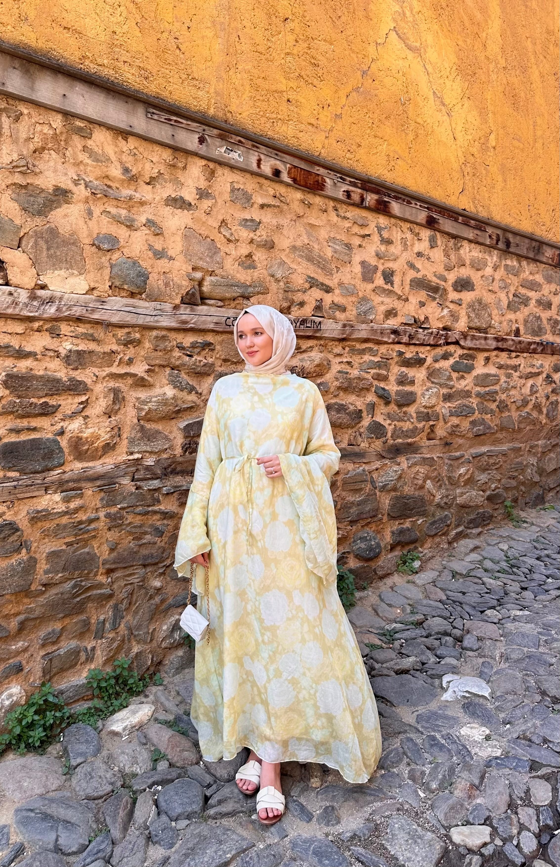 Melodi Elbise - Butter Yellow