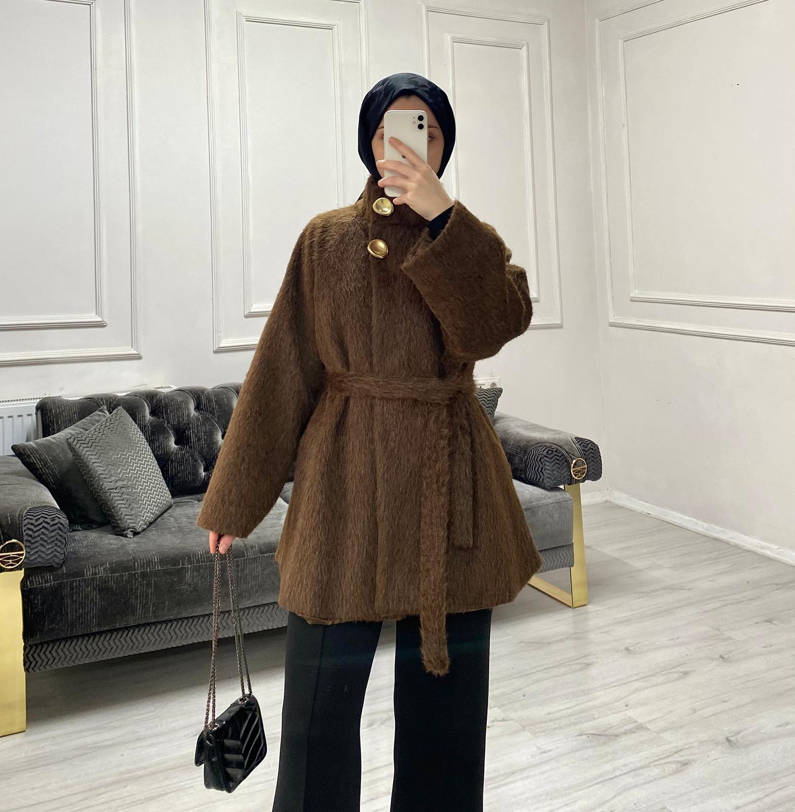 Majeste Kürk Kaban - Kahve