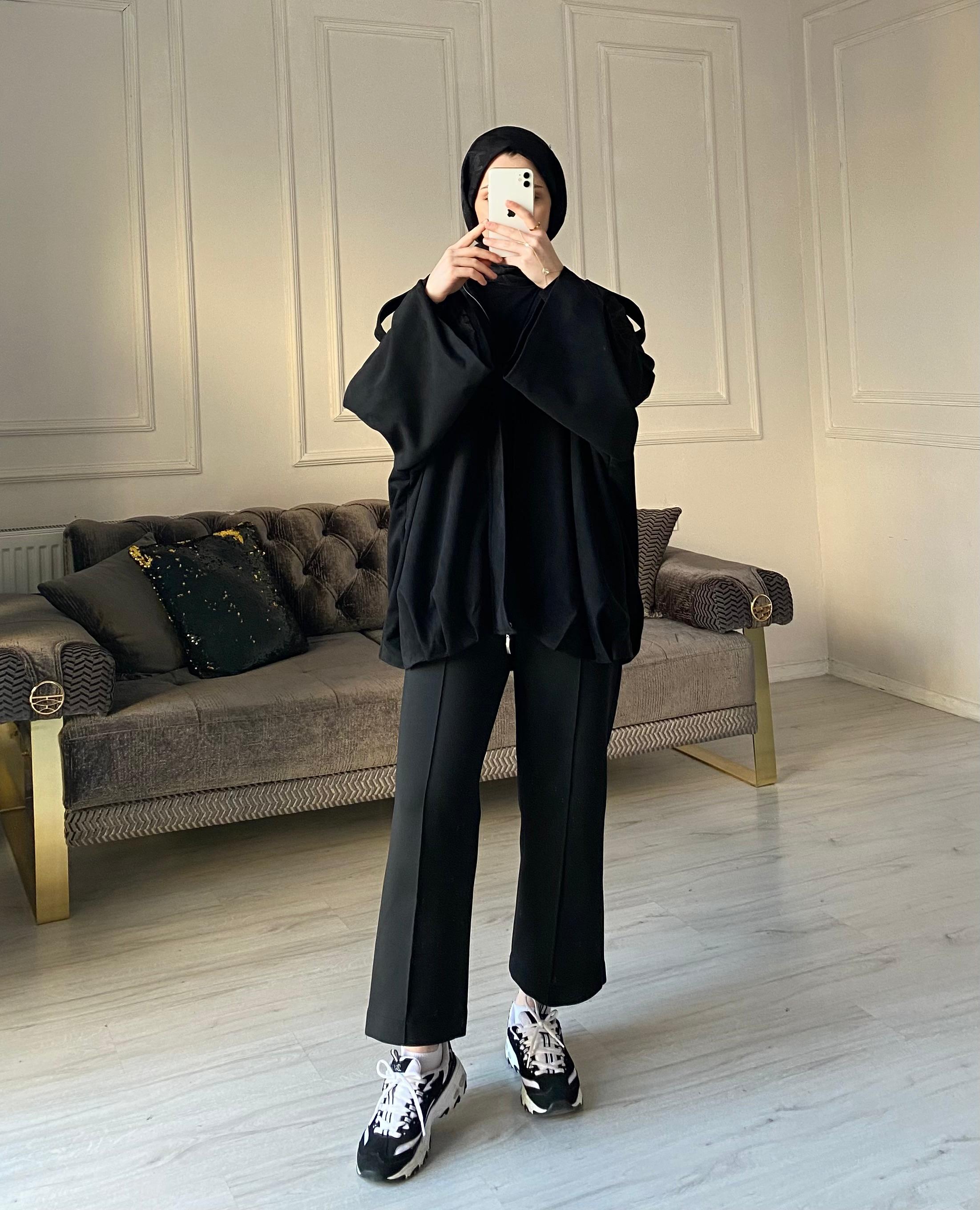 Alor Süet Ceket - Siyah