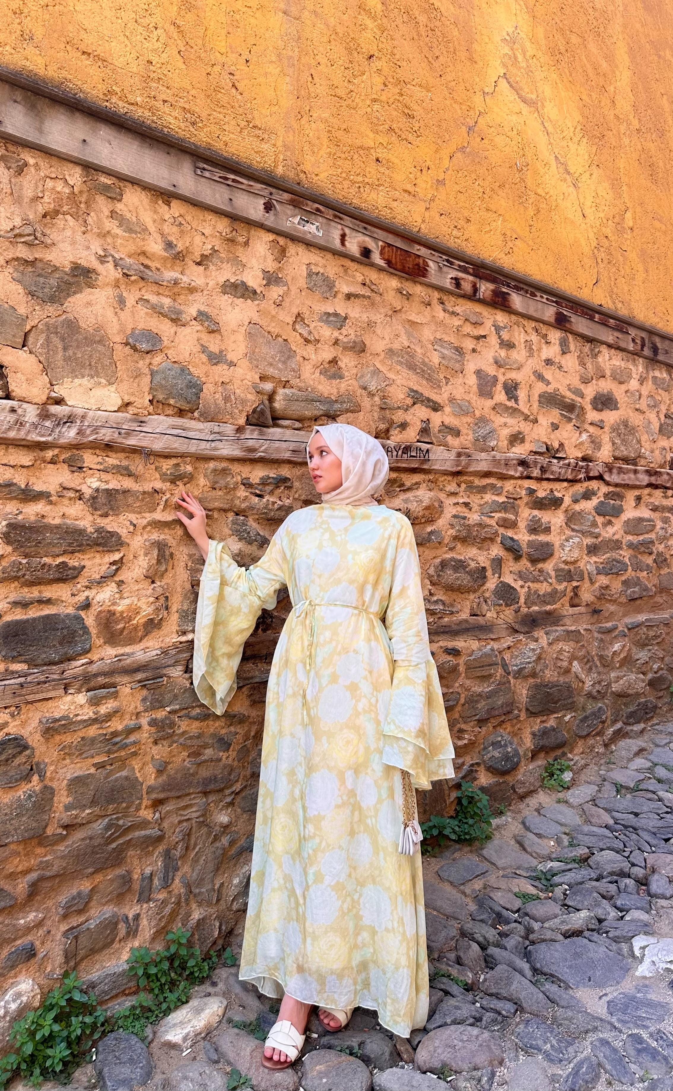 Melodi Elbise - Butter Yellow