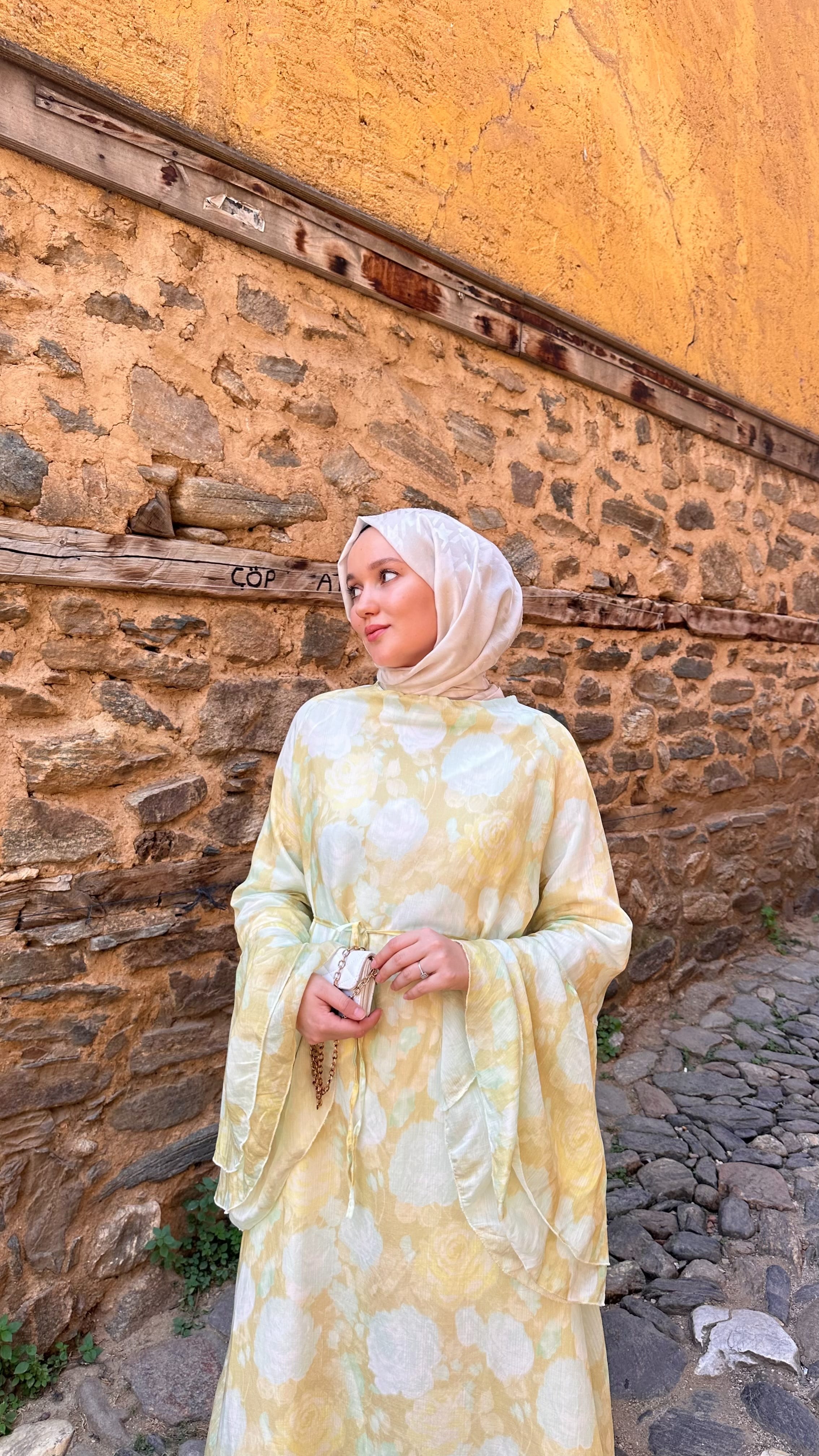 Melodi Elbise - Butter Yellow