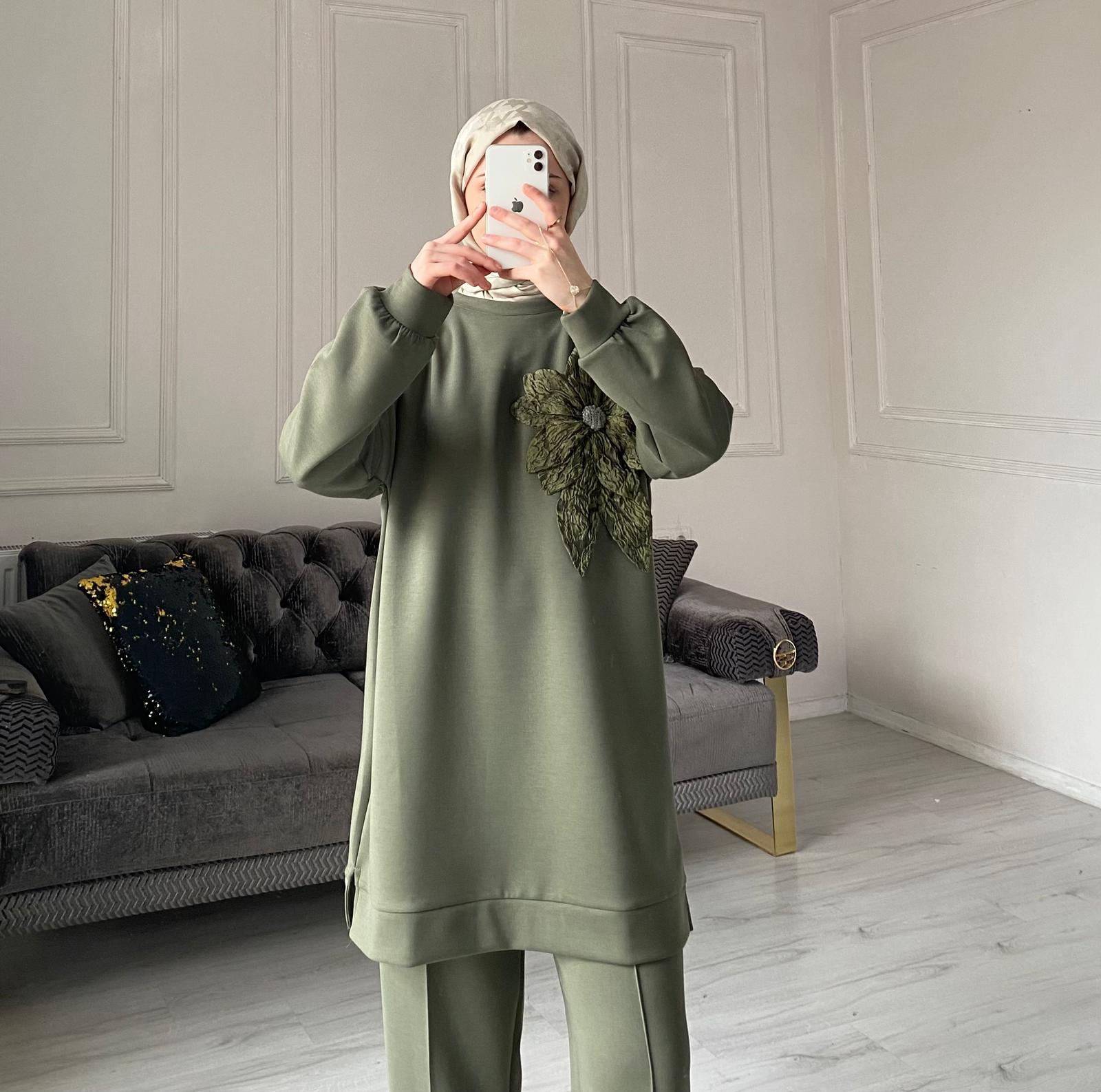 Manolya İkili Takım - Haki