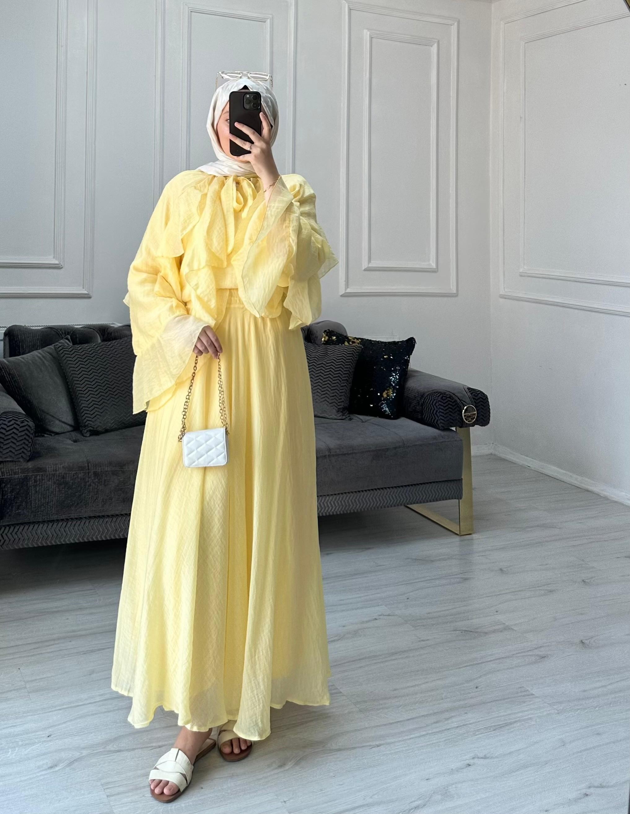 Vionta Etekli Takım - Butter Yellow