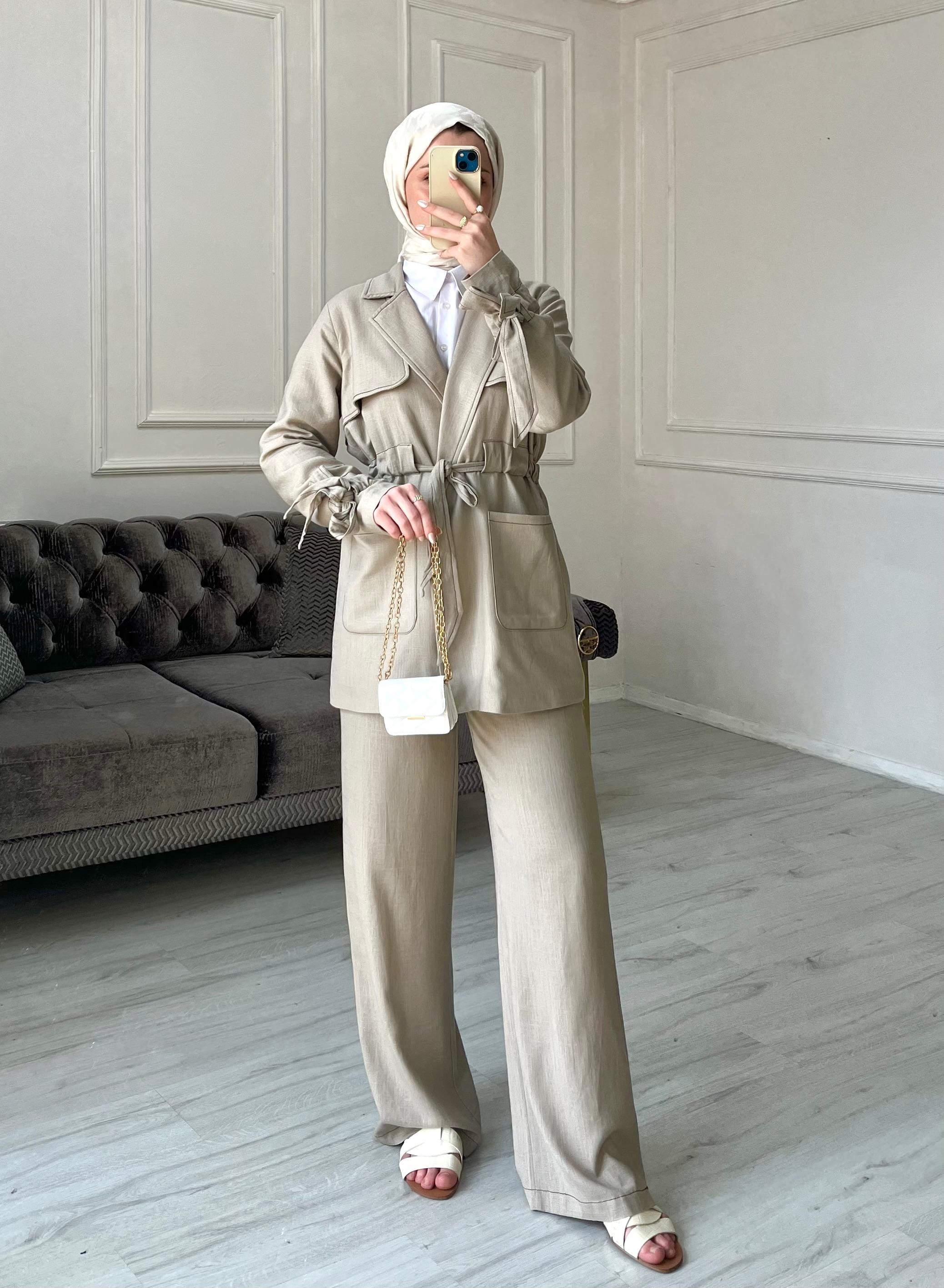 Farah Keten Takım - Vizon