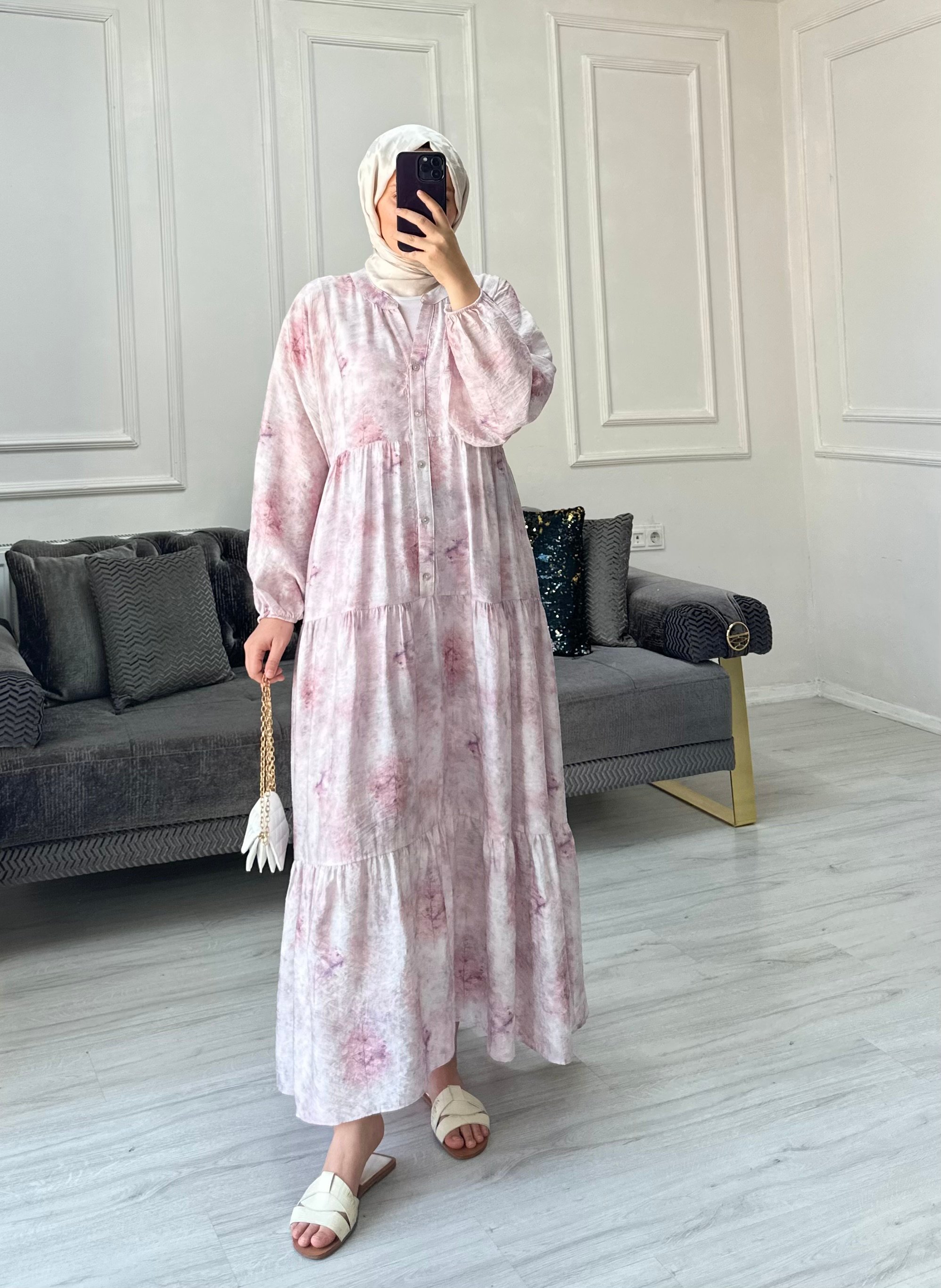 Ralia Mango Elbise - Pembe