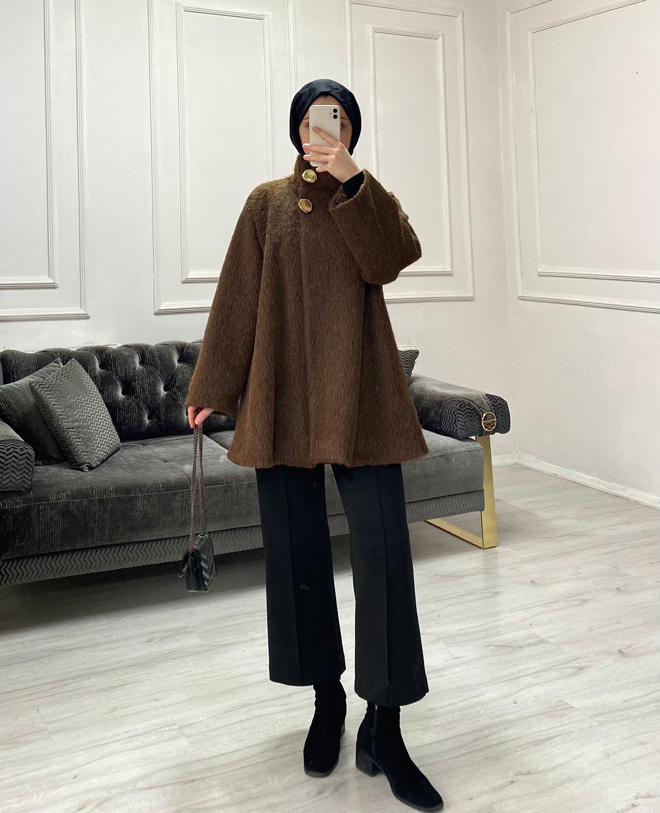 Majeste Kürk Kaban - Kahve