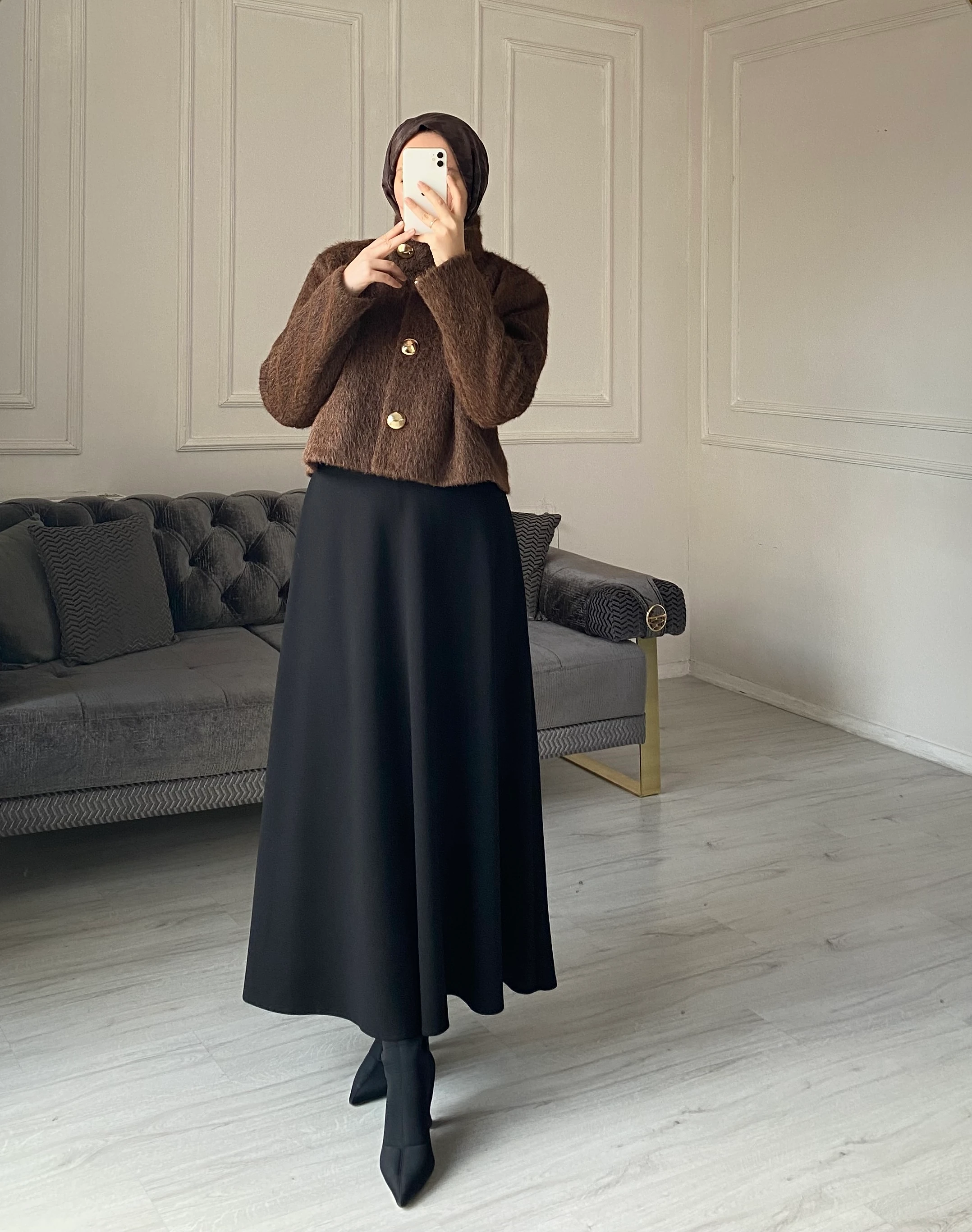 Danny Kürk Ceket - Kahve