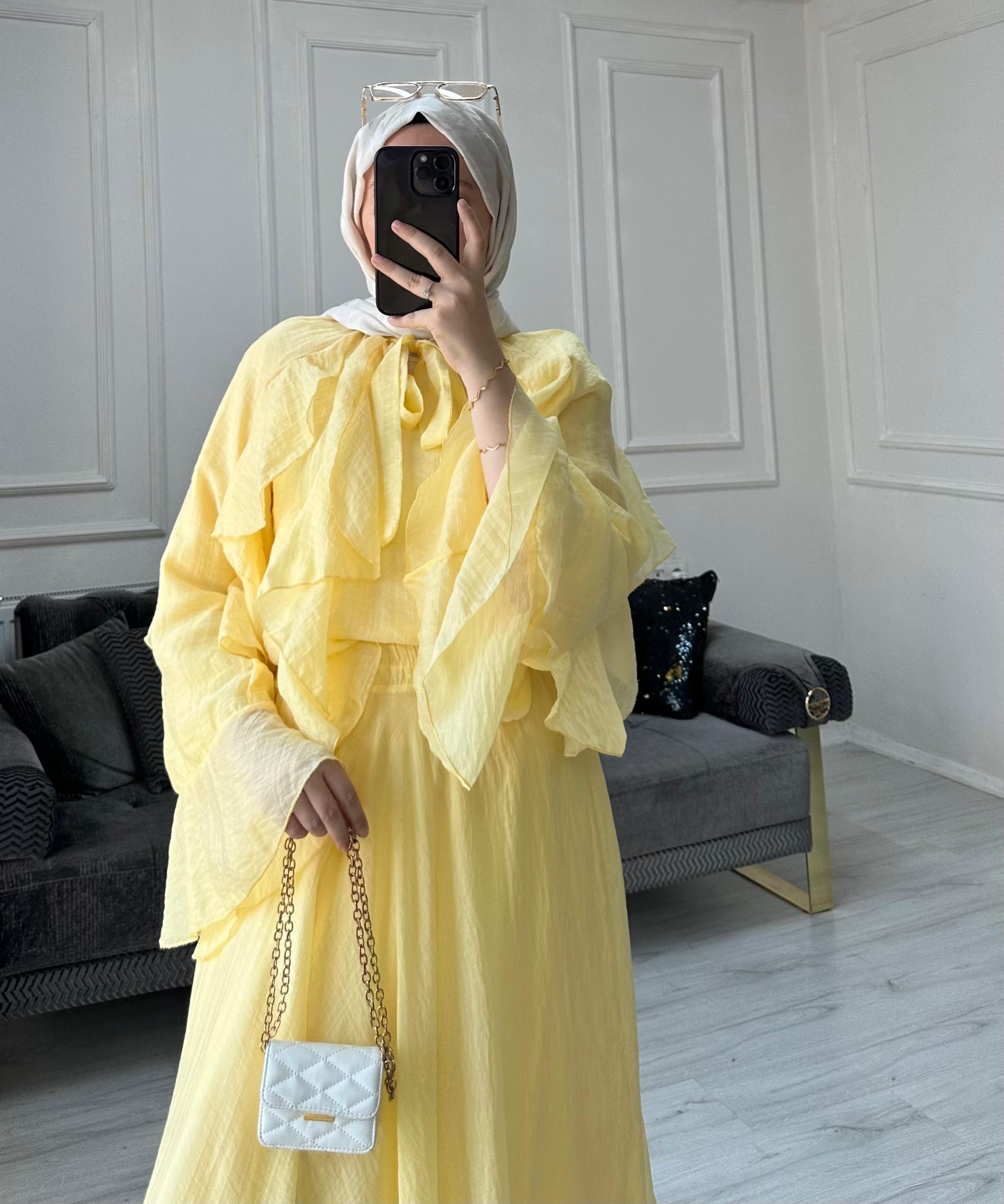 Vionta Etekli Takım - Butter Yellow