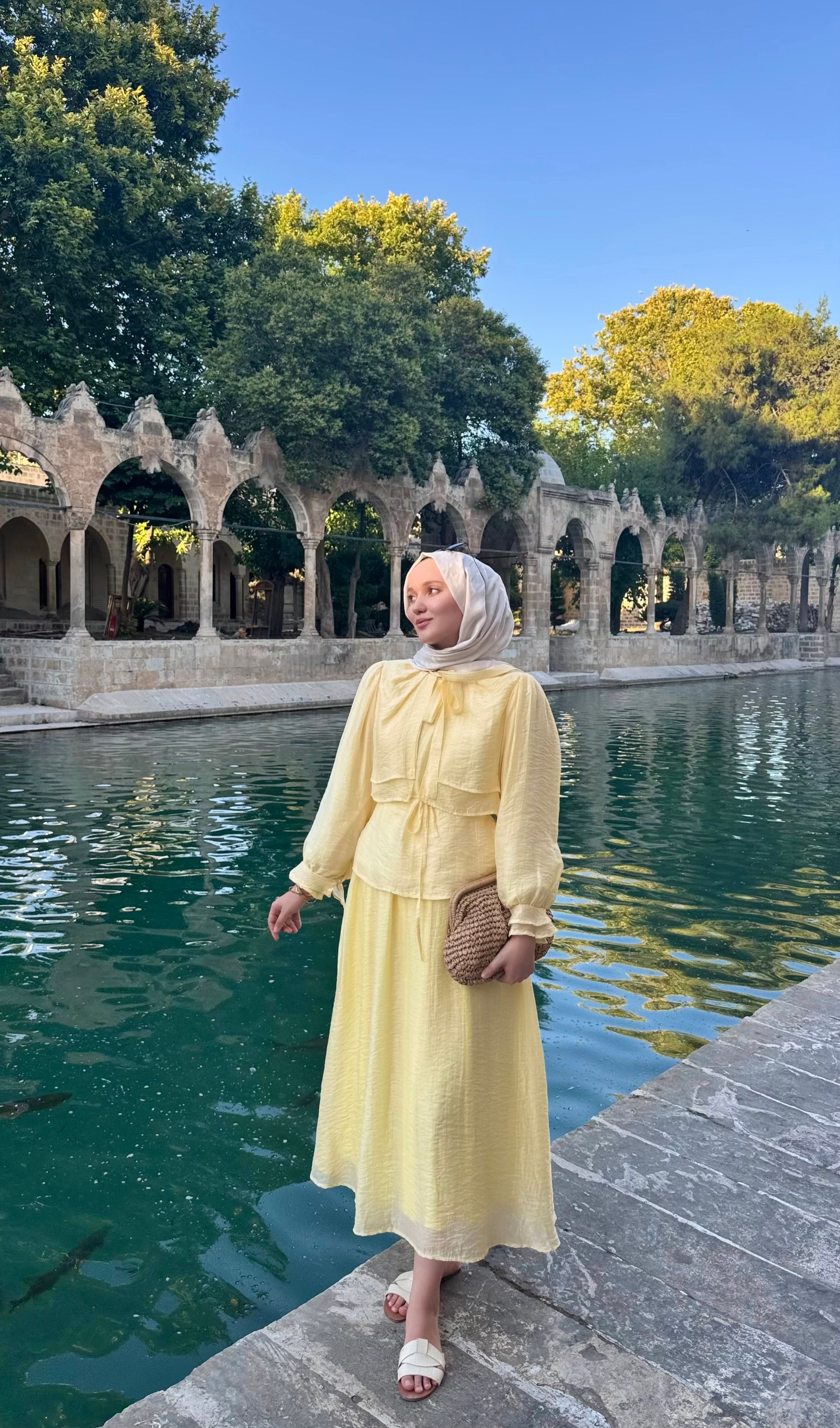 Bahar Etekli Takım - Butter Yellow
