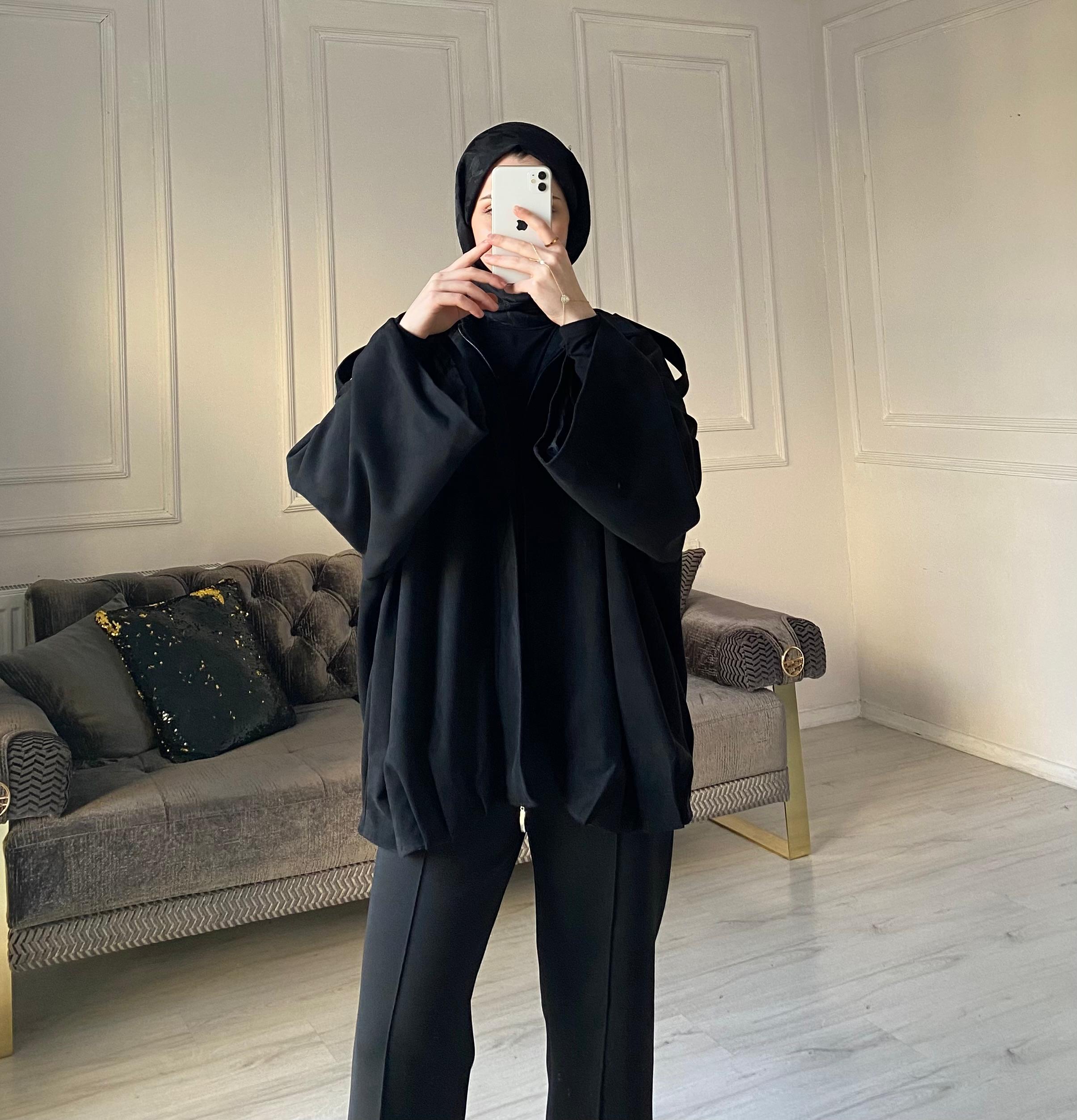 Alor Süet Ceket - Siyah