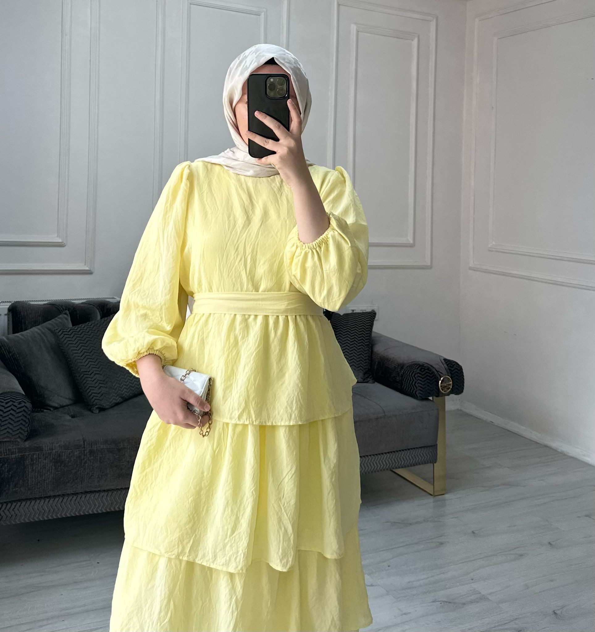 Roselyn Elbise - Butter Yellow