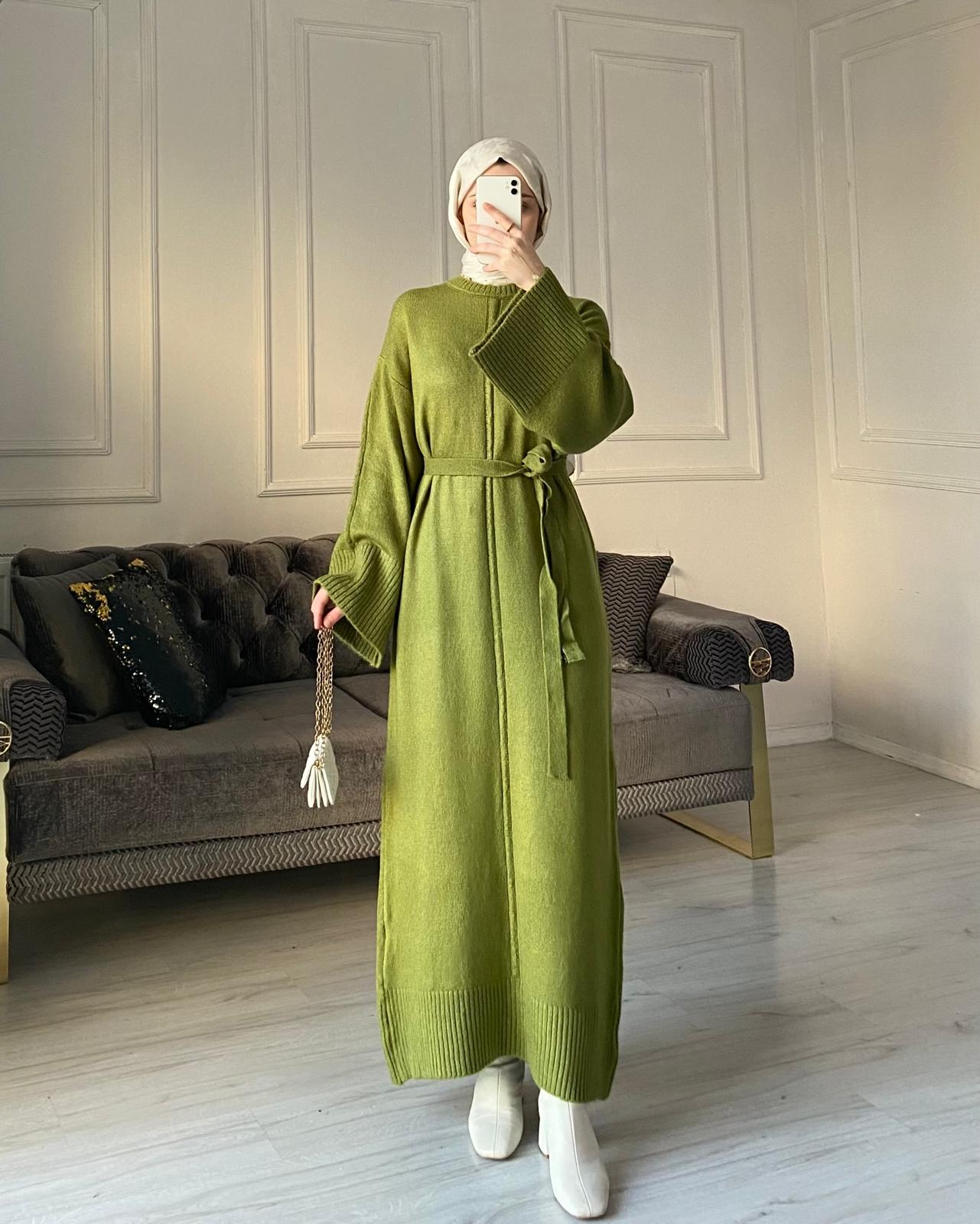 Melisa Triko Elbise - Çağla