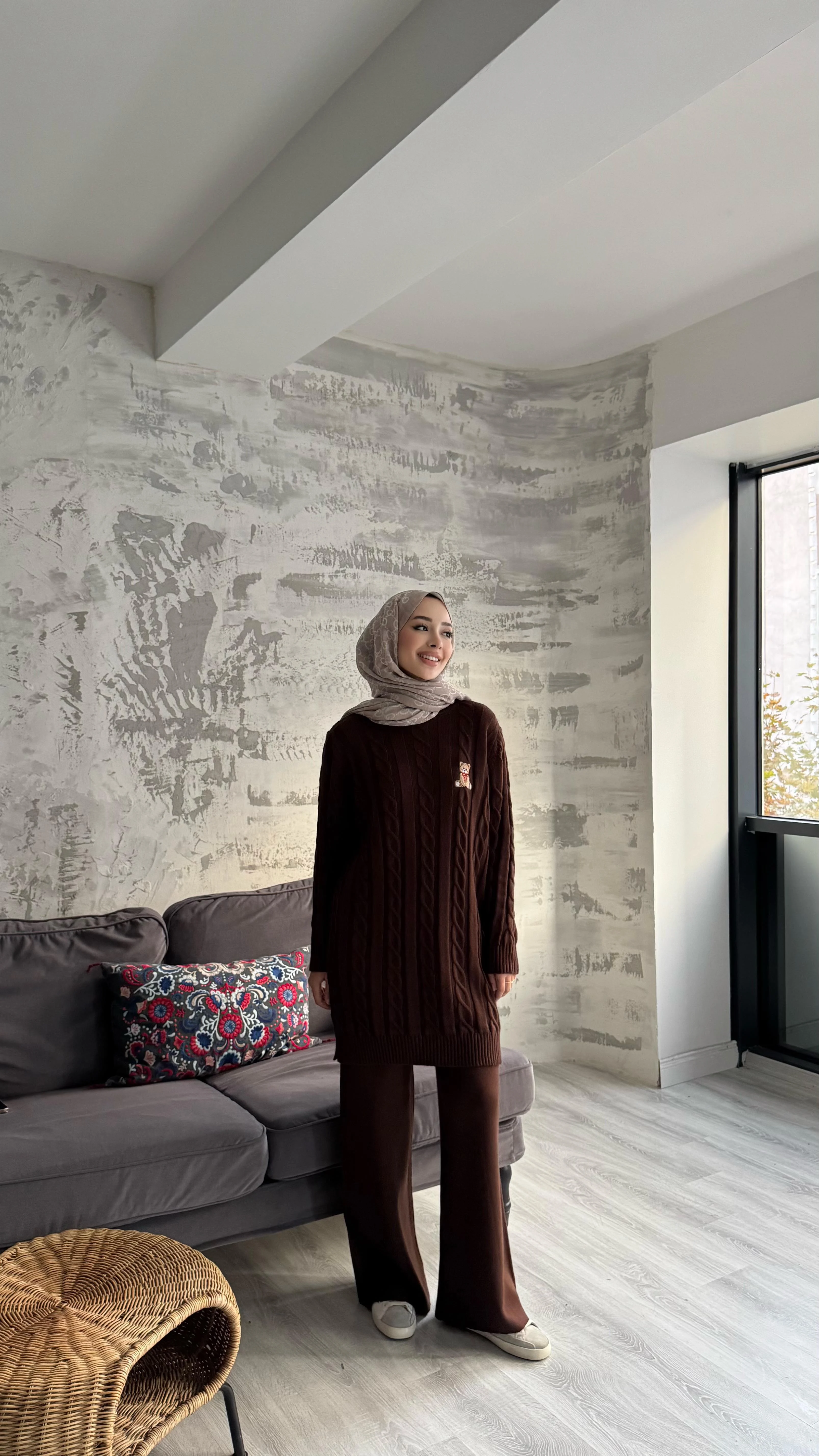 Teddy İkili Takım - Acı Kahve