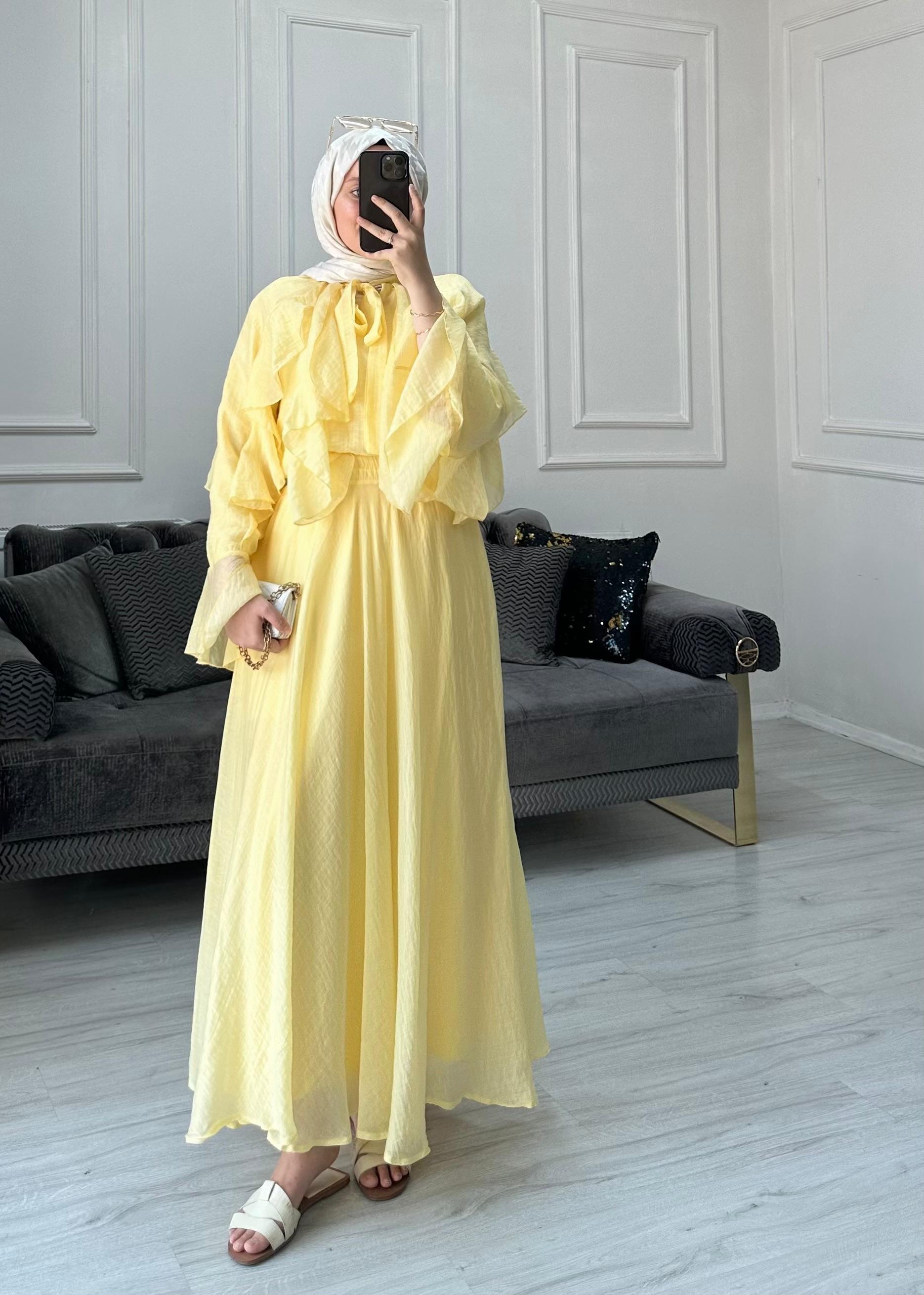 Vionta Etekli Takım - Butter Yellow