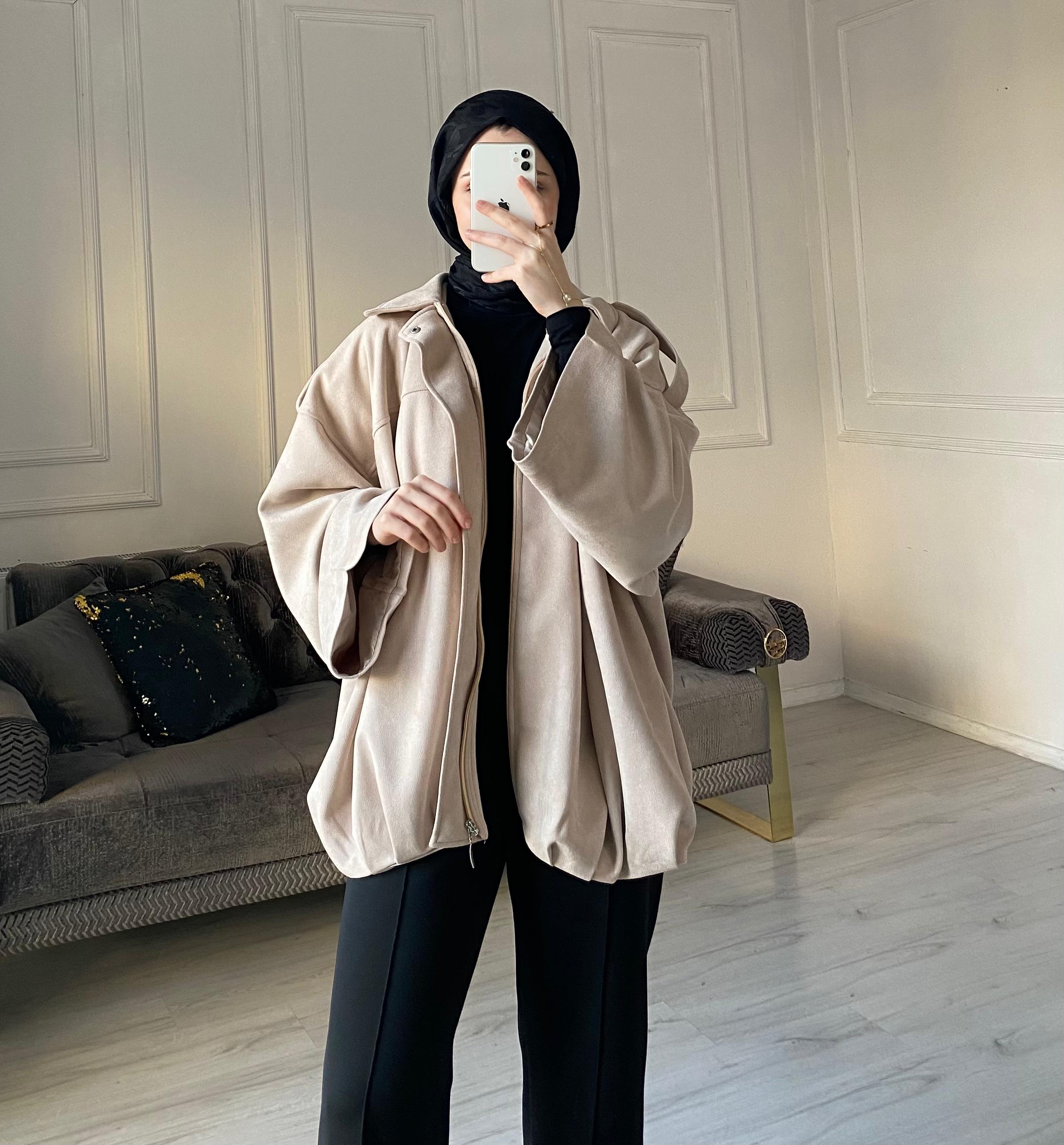 Alor Süet Ceket - Taş