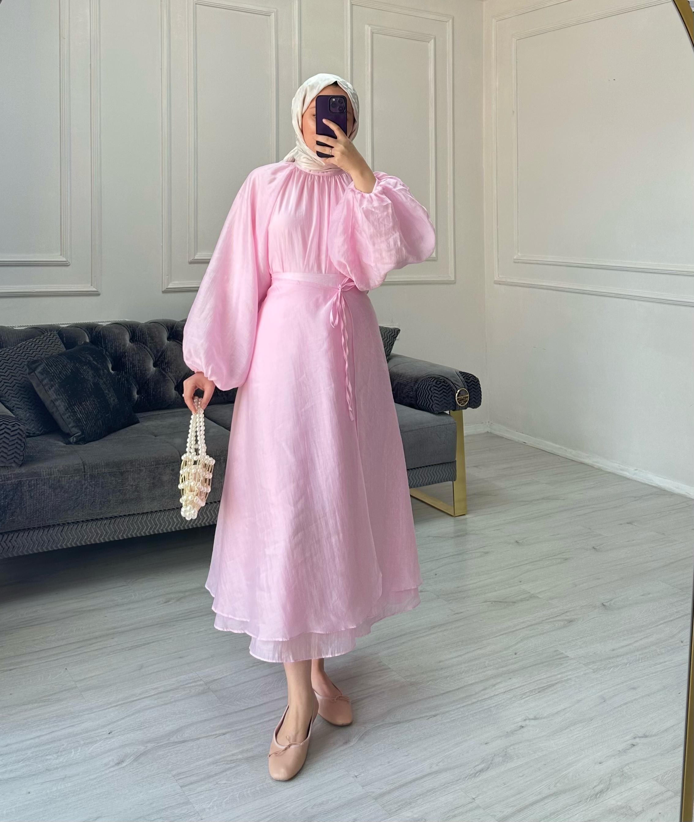 Katre Etekli Takım - Toz Pembe