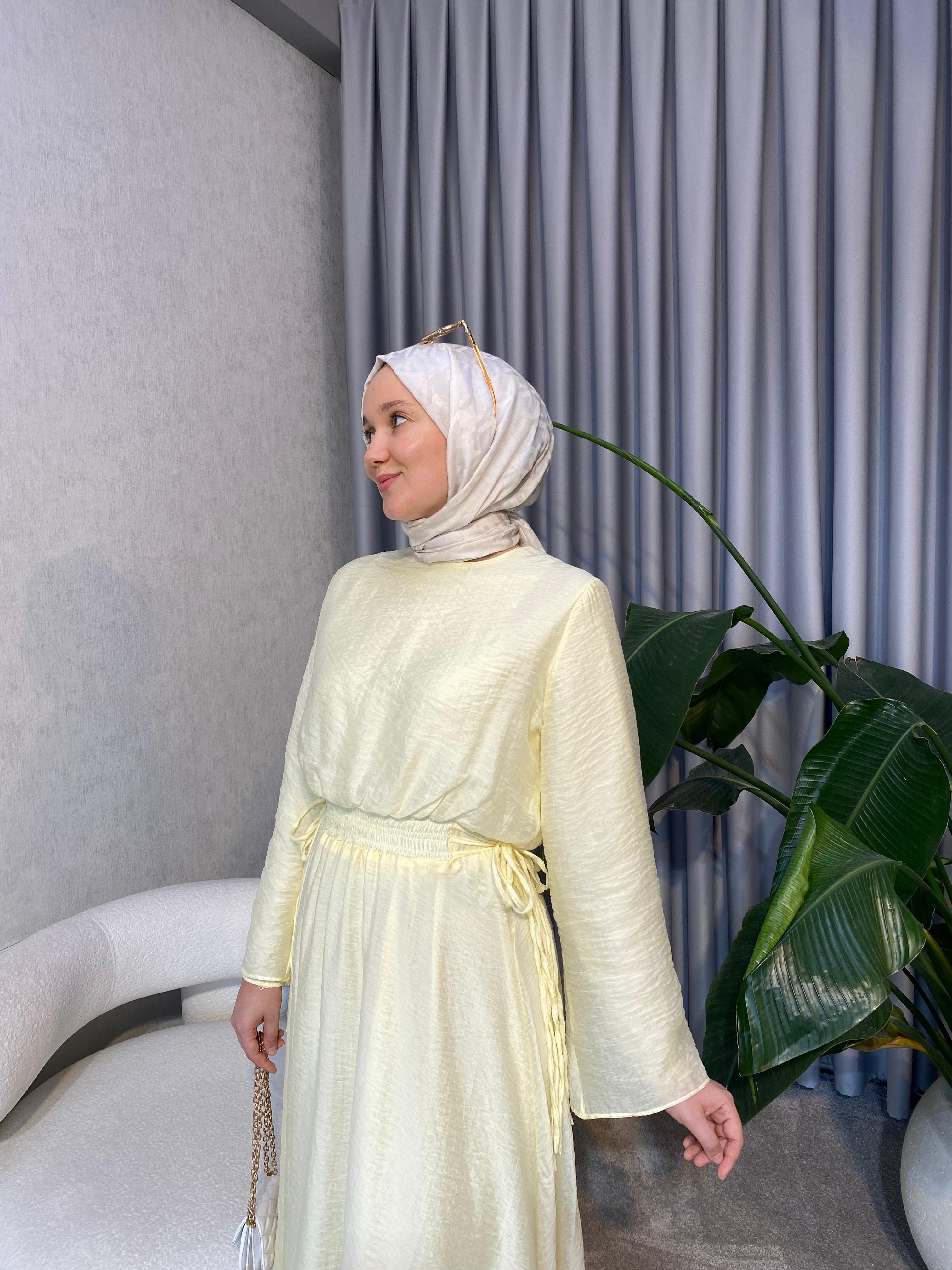 Mimoza Elbise - Butter Yellow