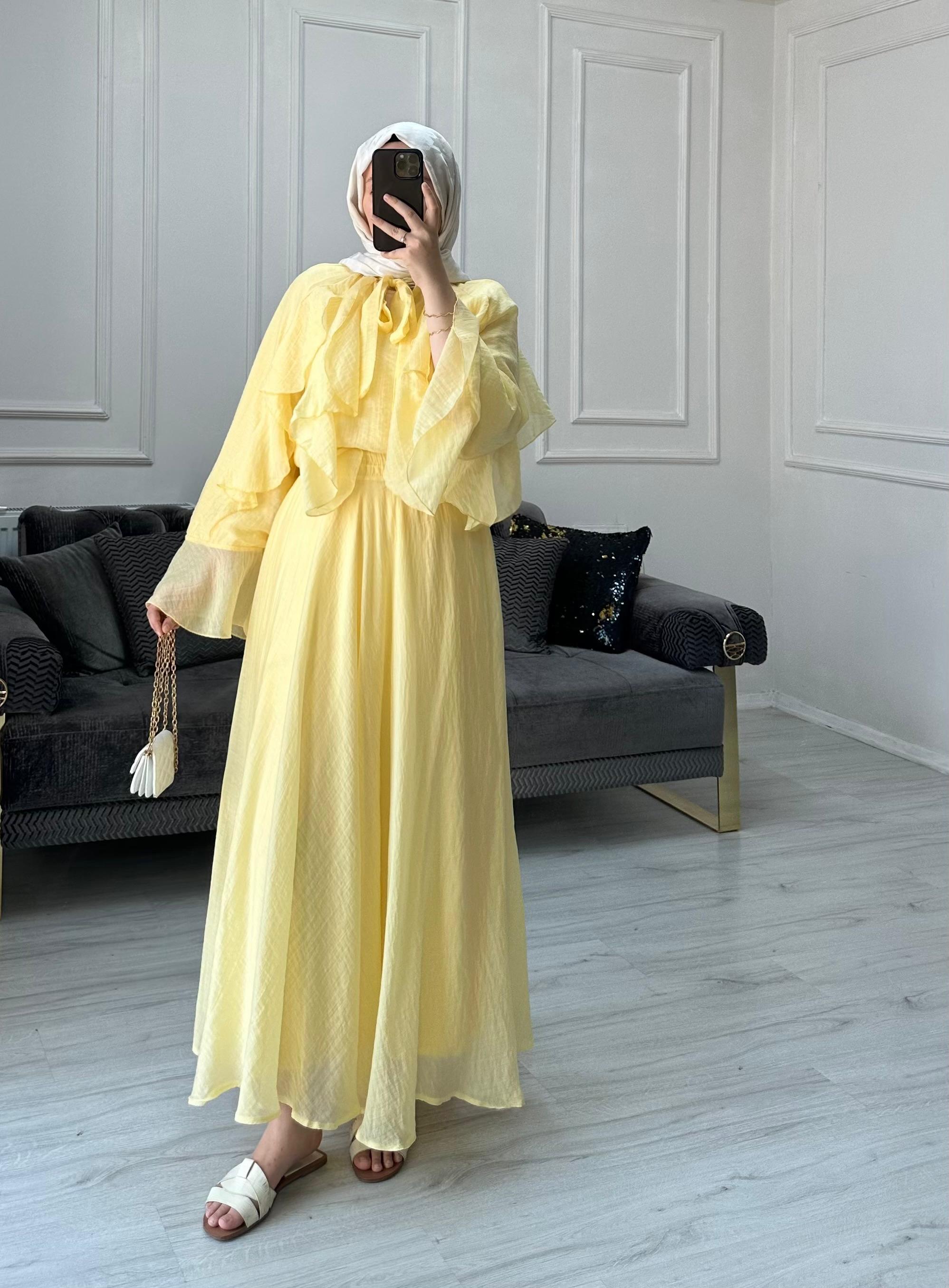 Vionta Etekli Takım - Butter Yellow