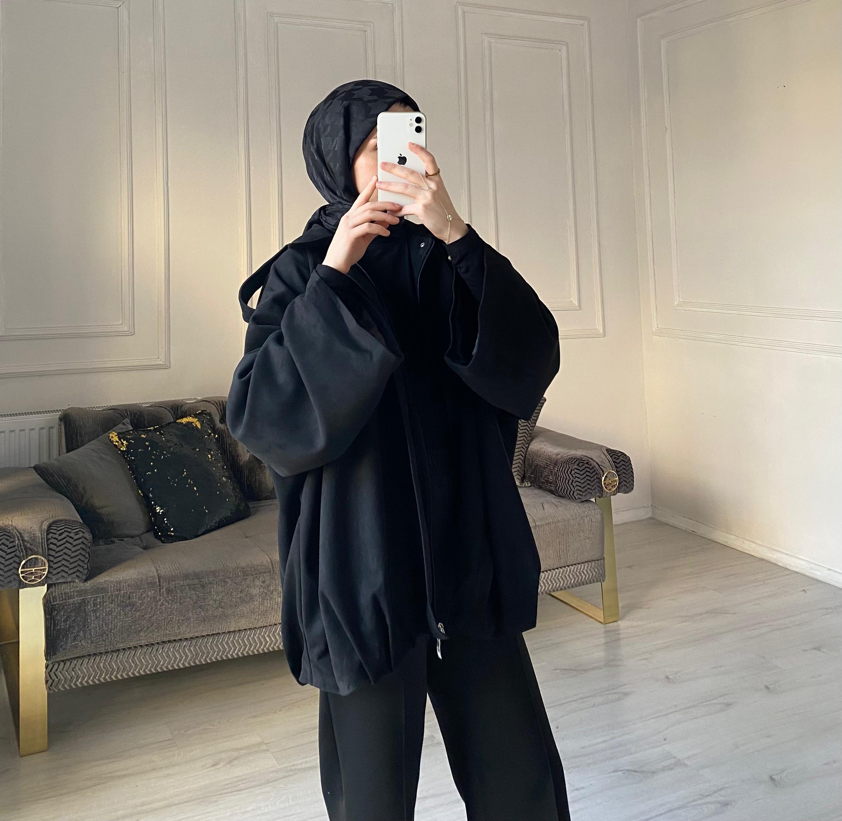 Alor Süet Ceket - Siyah