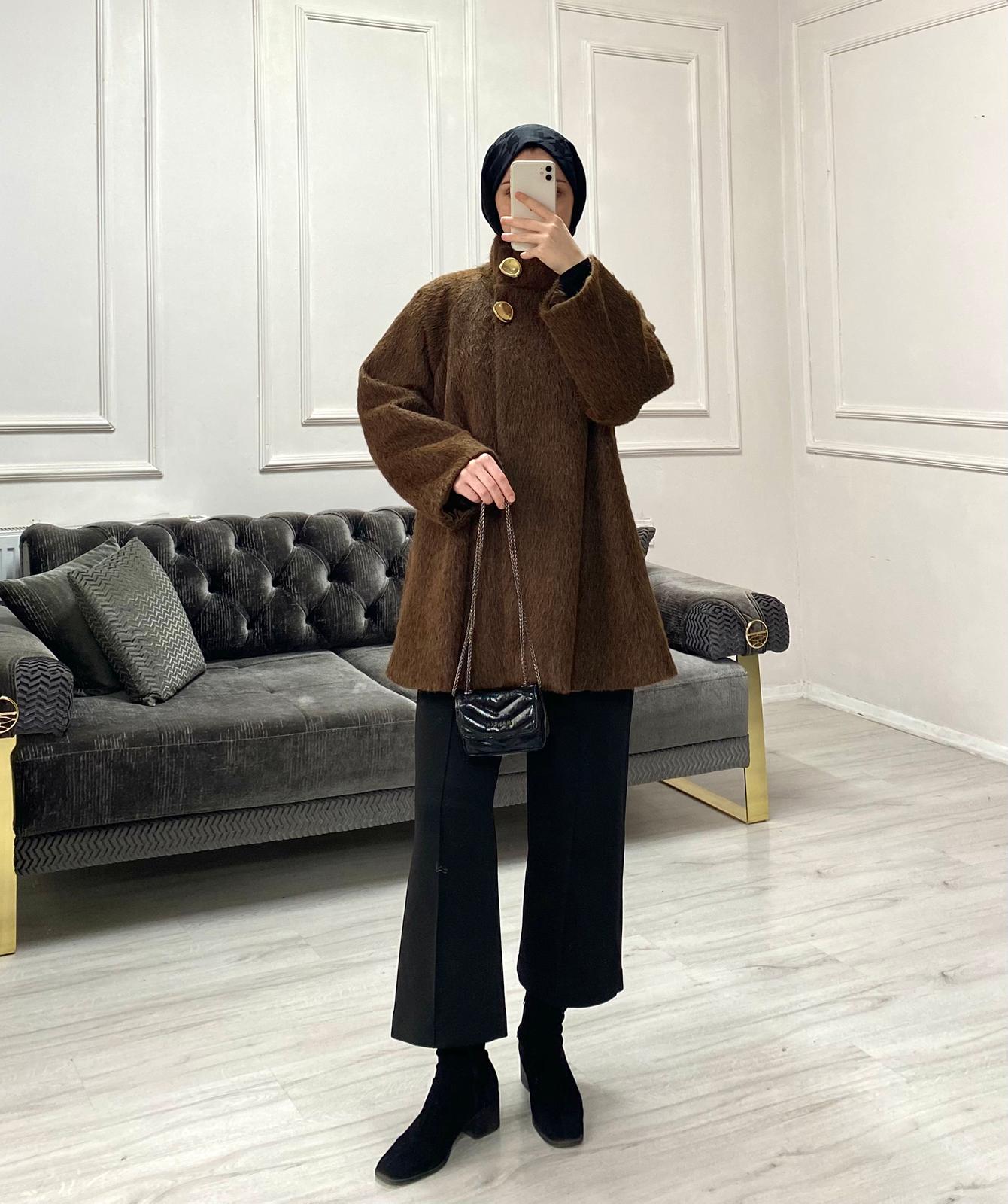 Majeste Kürk Kaban - Kahve