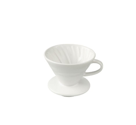 Cafe Rouge V60 02 Dripper Ceramic white Seramik Kahve Demleme - Beyaz