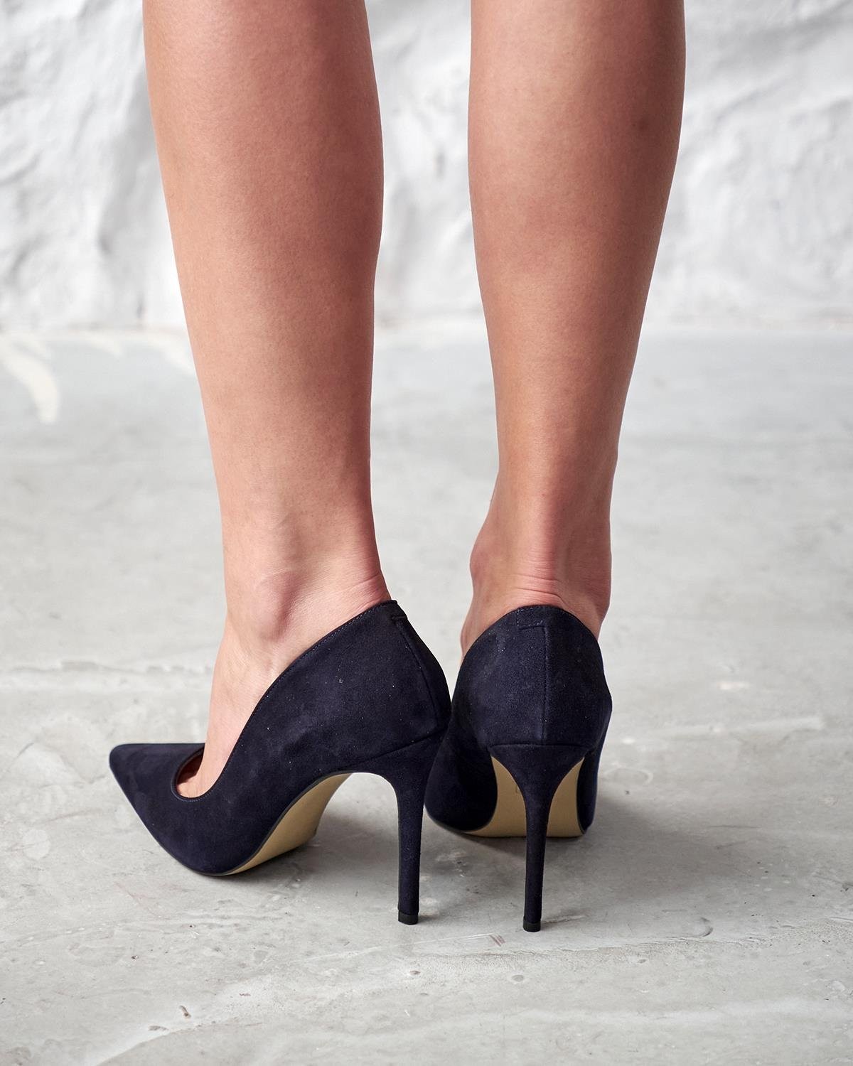 SİSTA 10 CM LACİVERT SÜET STİLETTO ₺2.199,00
