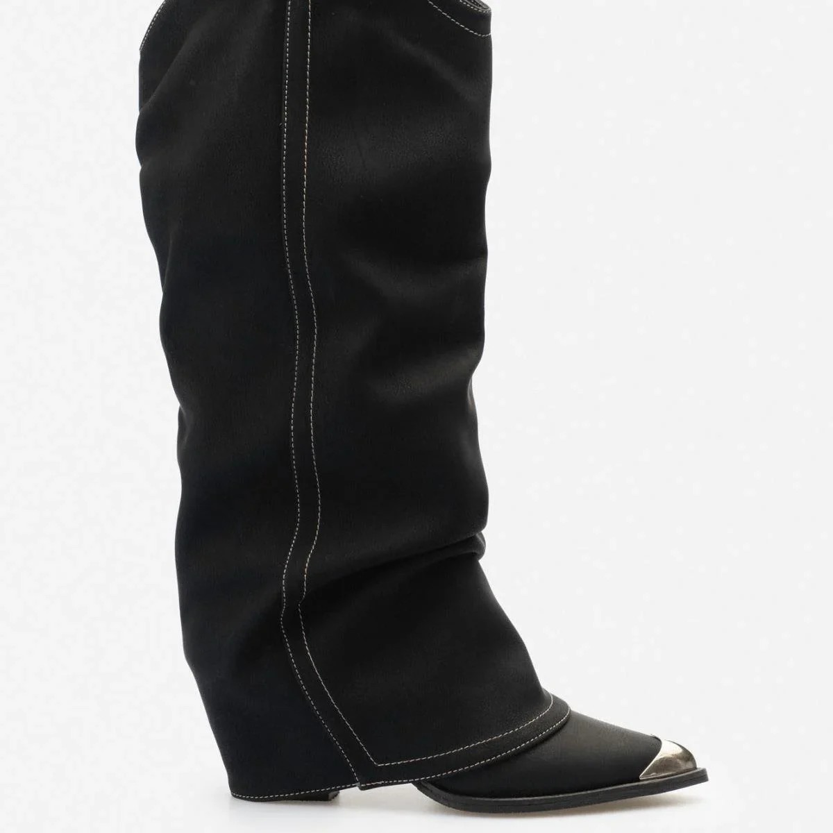 Texas Siyah Western Stil Çizme