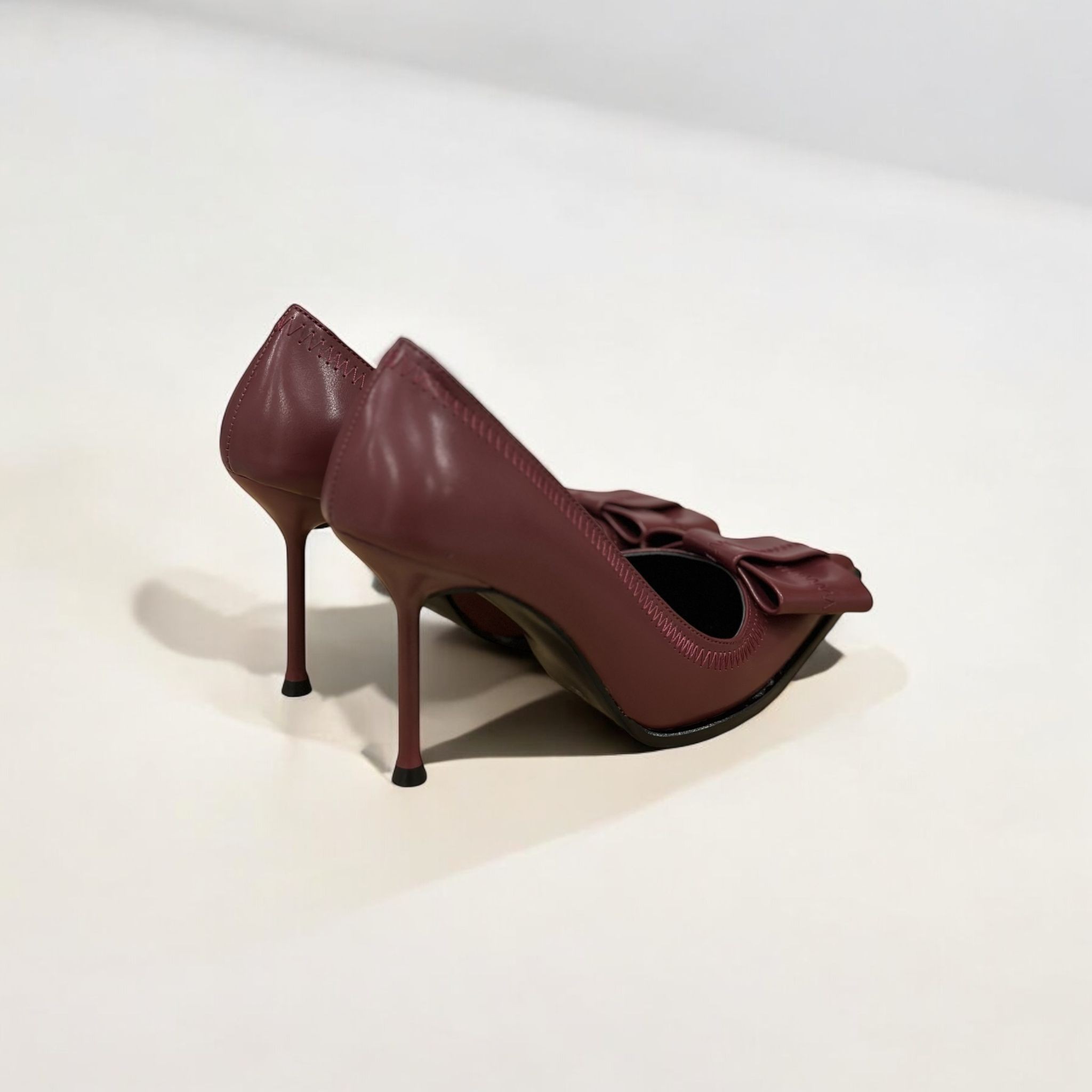 Hailey Bordo Kurdele Detay Stiletto 8 Cm