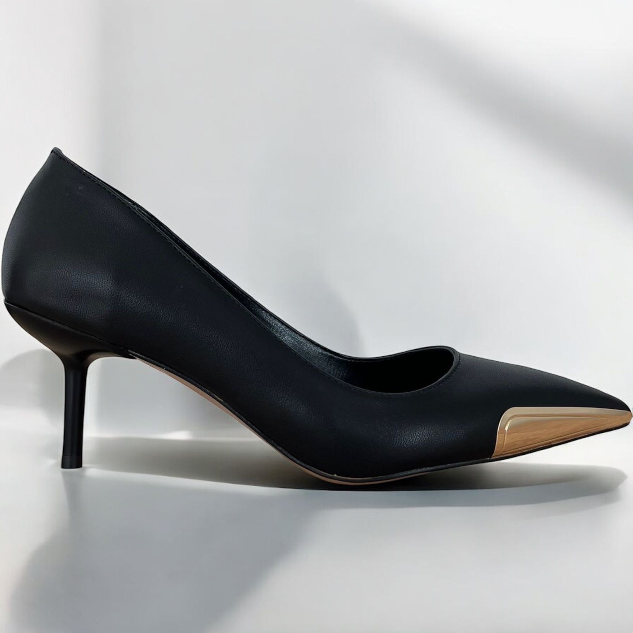 Bright Gold Detay Stiletto Kadın Topuklu Ayakkabı