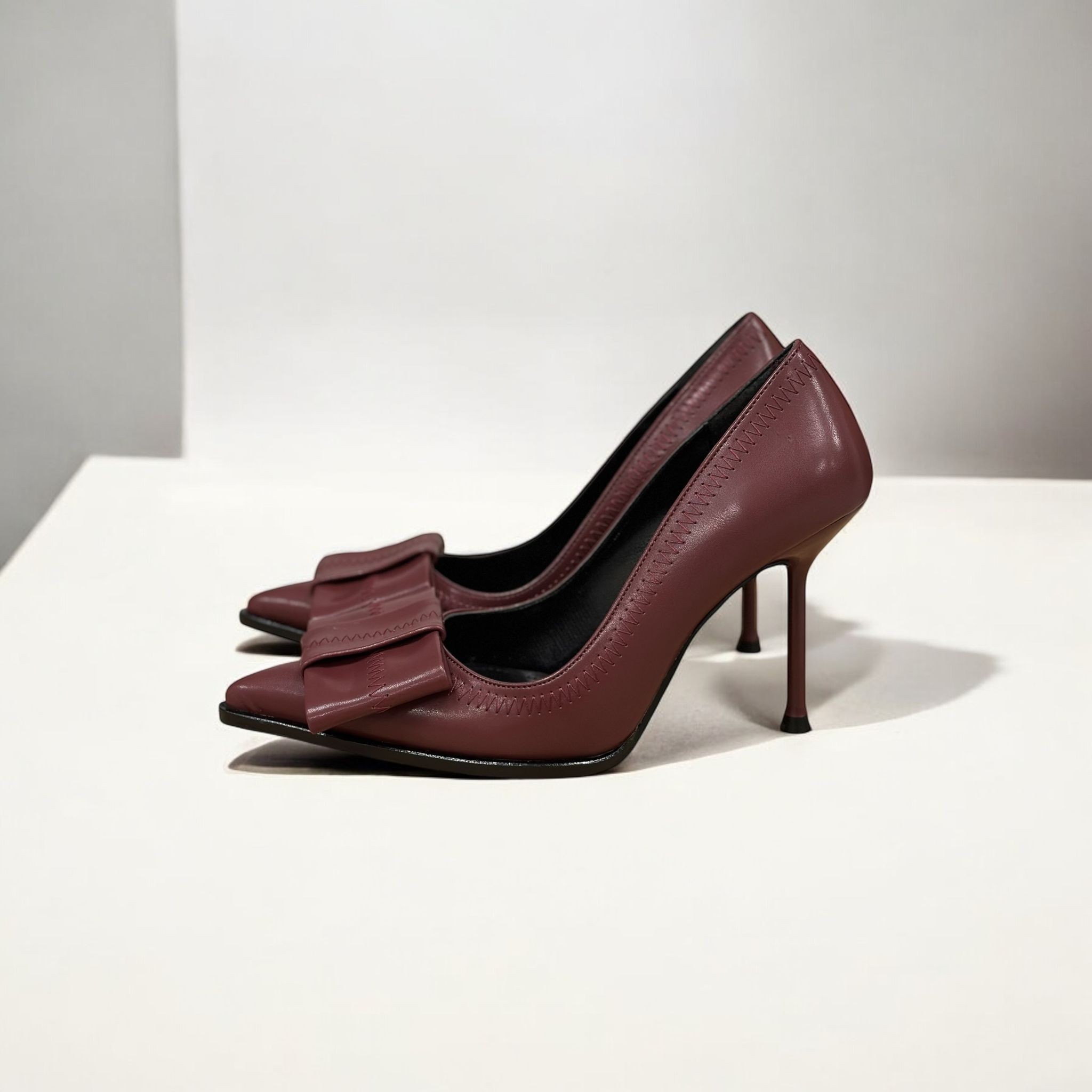 Hailey Bordo Kurdele Detay Stiletto 8 Cm