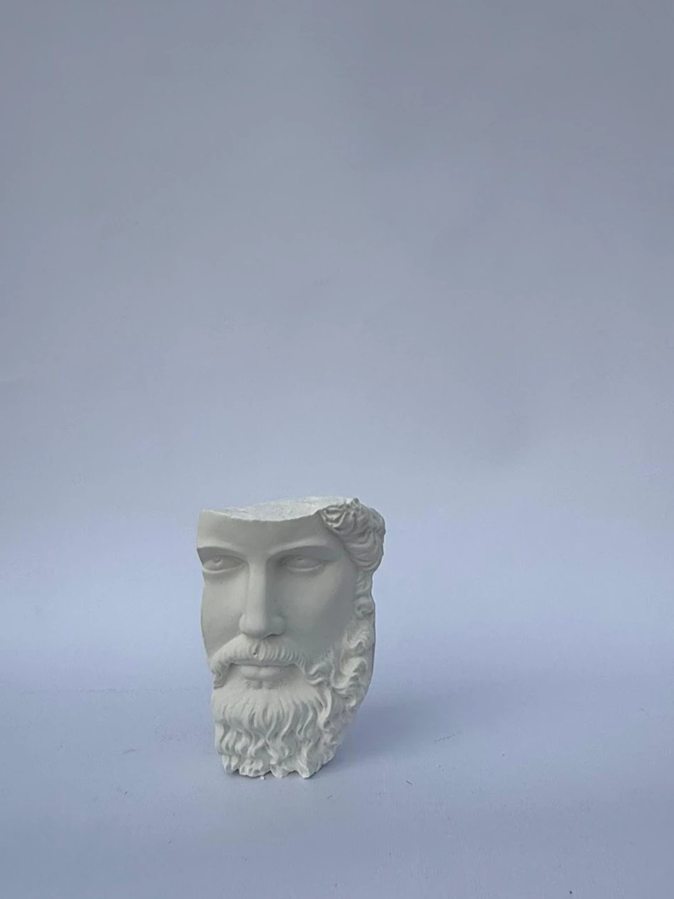 Zeus Büst Heykel Biblo 