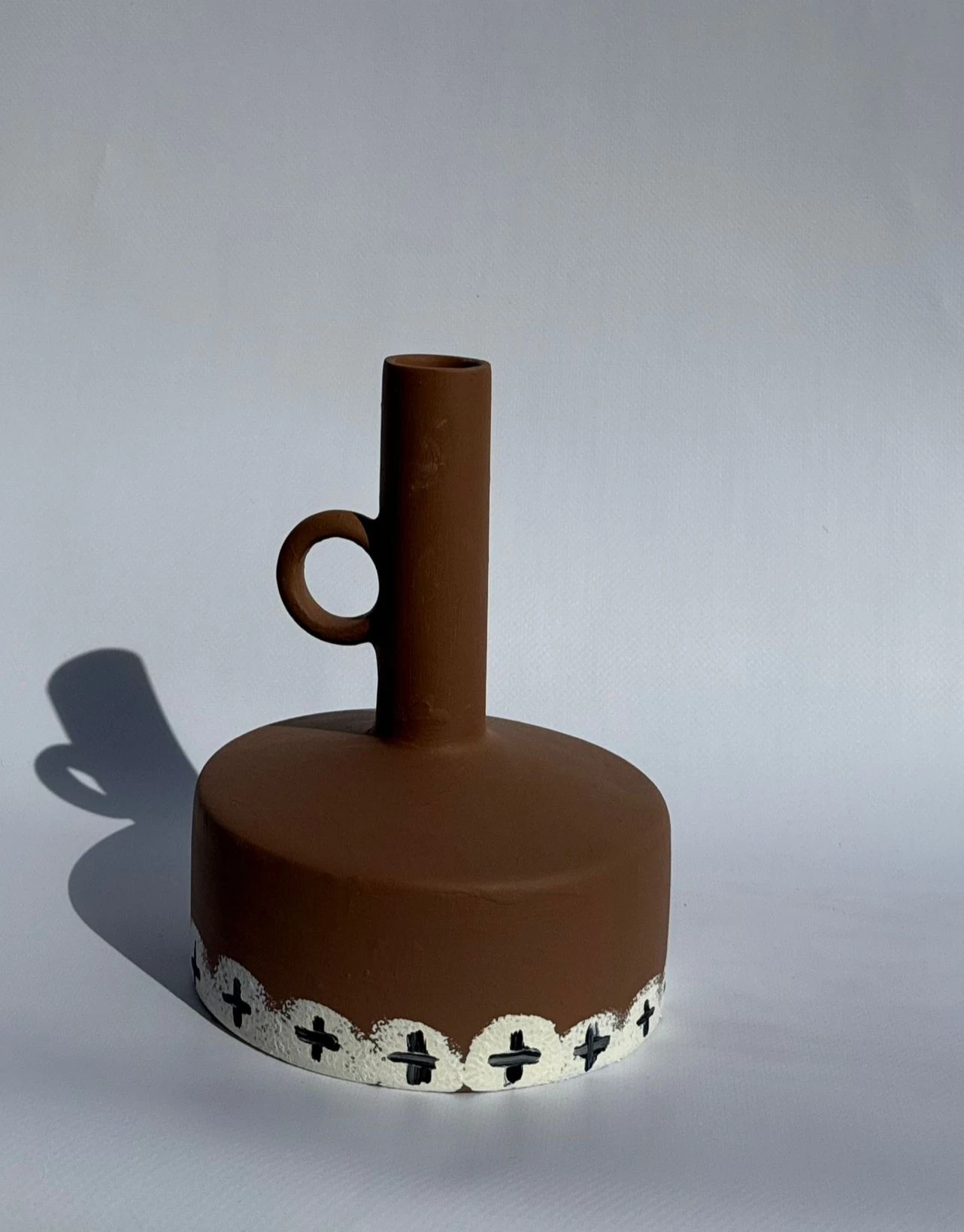 Özel Tasarım Kahverengi Vazo