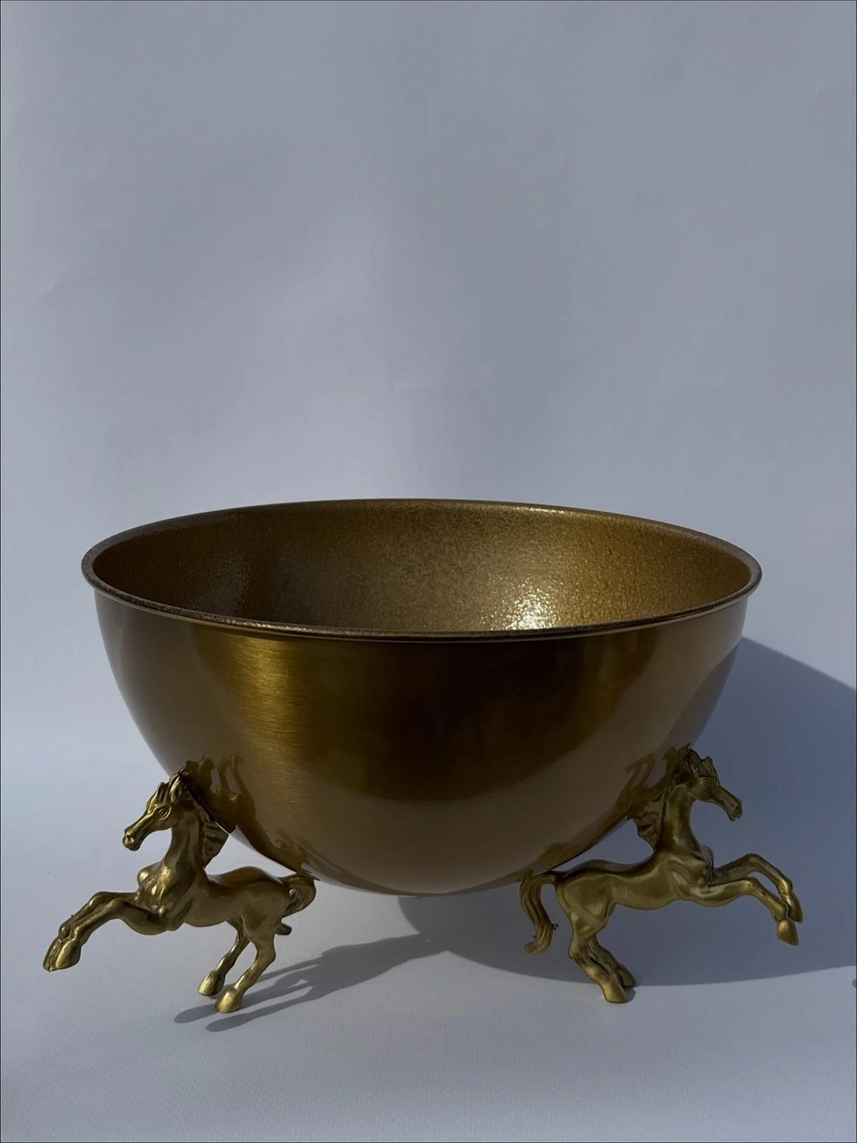 Büyük Gold At ayaklı Dekoratif Kase