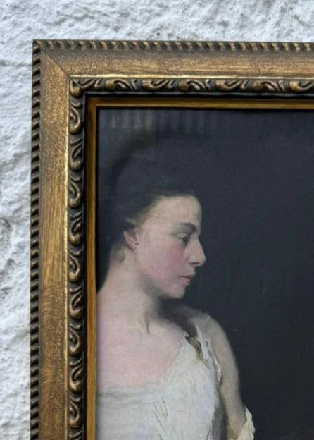 A4 pvs vintace görünümlü çerçeve baskılı fotoğraf 