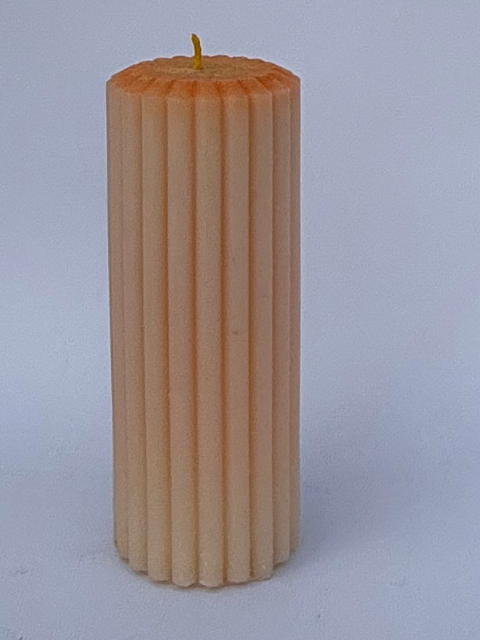 Yavruağzı silindir mum 