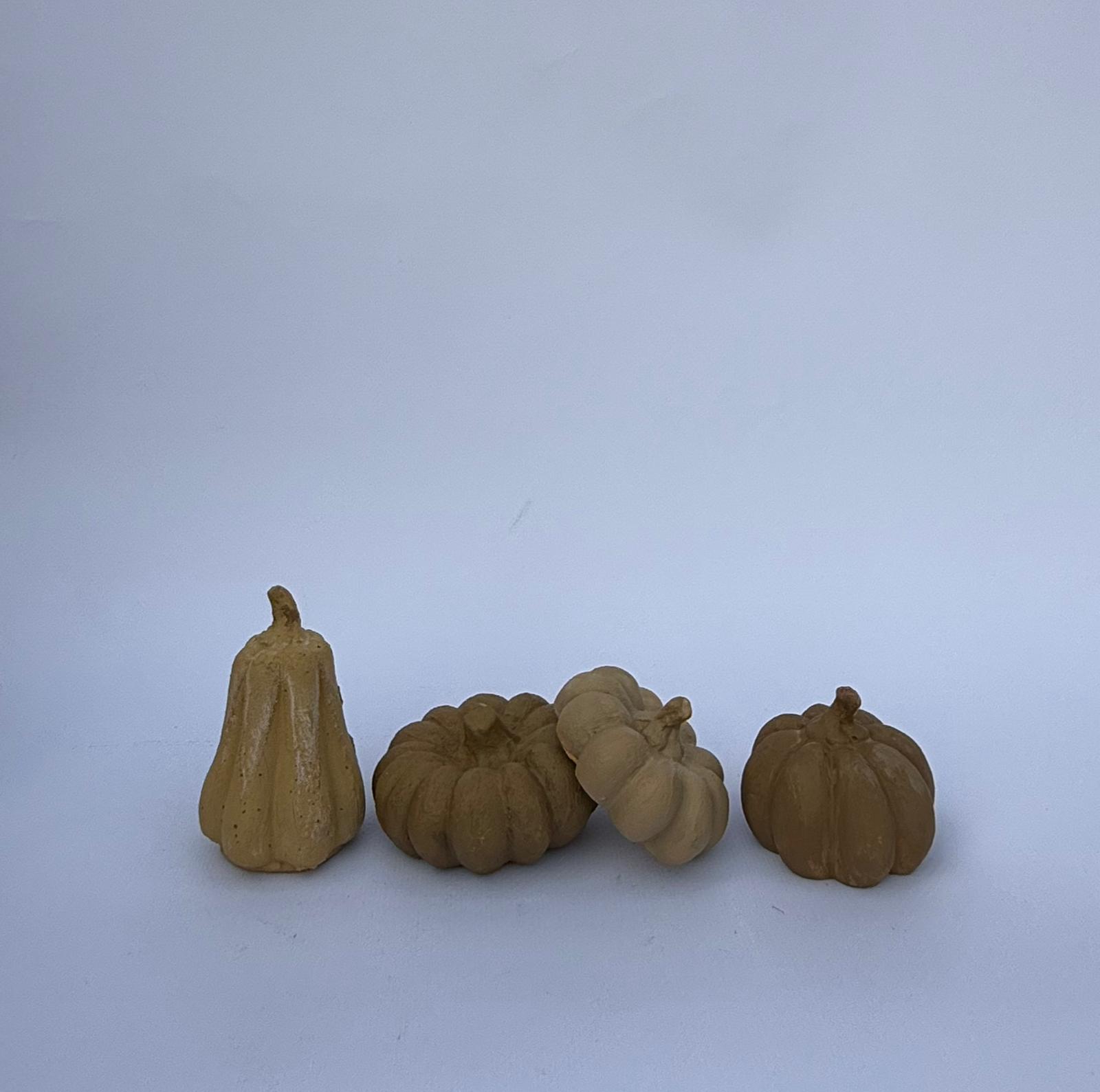 4'lü Dekoratif küçük bal kabağı 