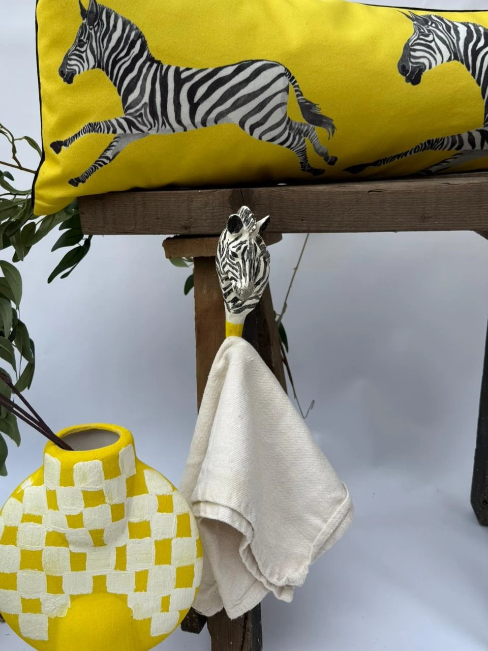 Zebra Başlı Duvar Askılık Özel Tasarım