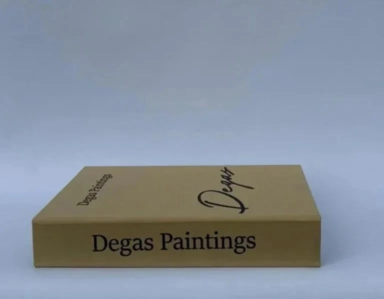 Keten Kaplama Kutu Kitap Dekoratif DEGAS