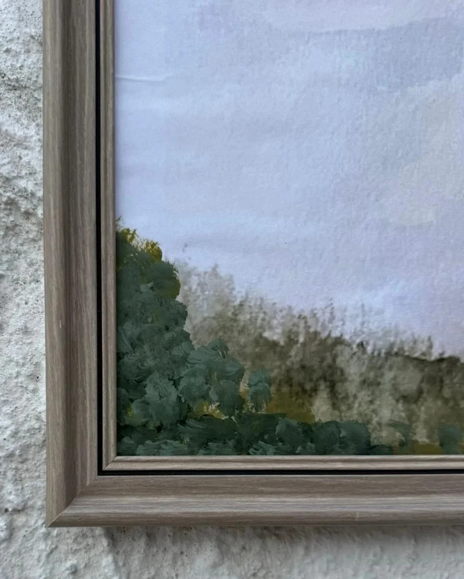 A4 pvs vintace görünümlü çerçeve baskılı fotoğraf 